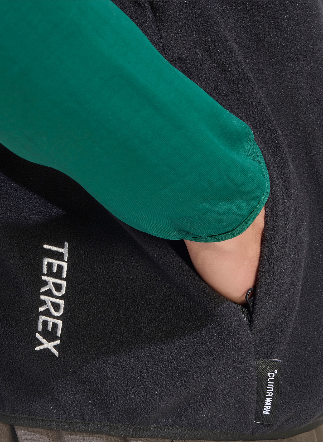 adidas TERREX Fleeceweste MULTI CLIMAWARM: SCHWARZ