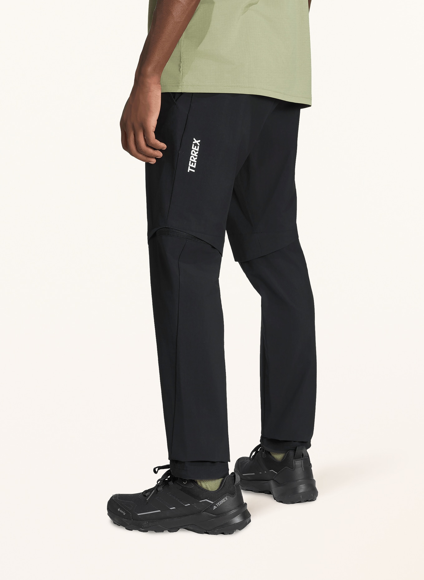 adidas TERREX Spodnie z odpinanymi nogawkami TERREX MULTI: CZARNY