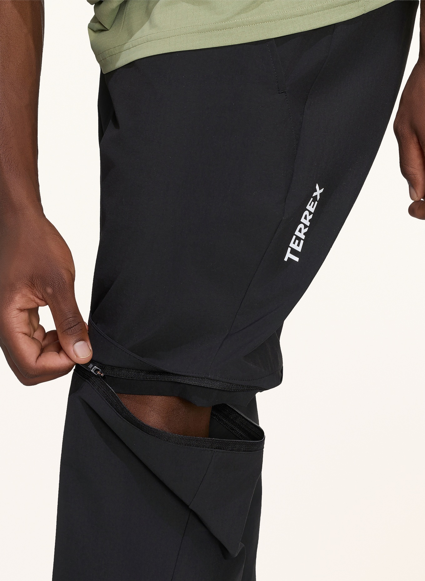 adidas TERREX Spodnie z odpinanymi nogawkami TERREX MULTI: CZARNY