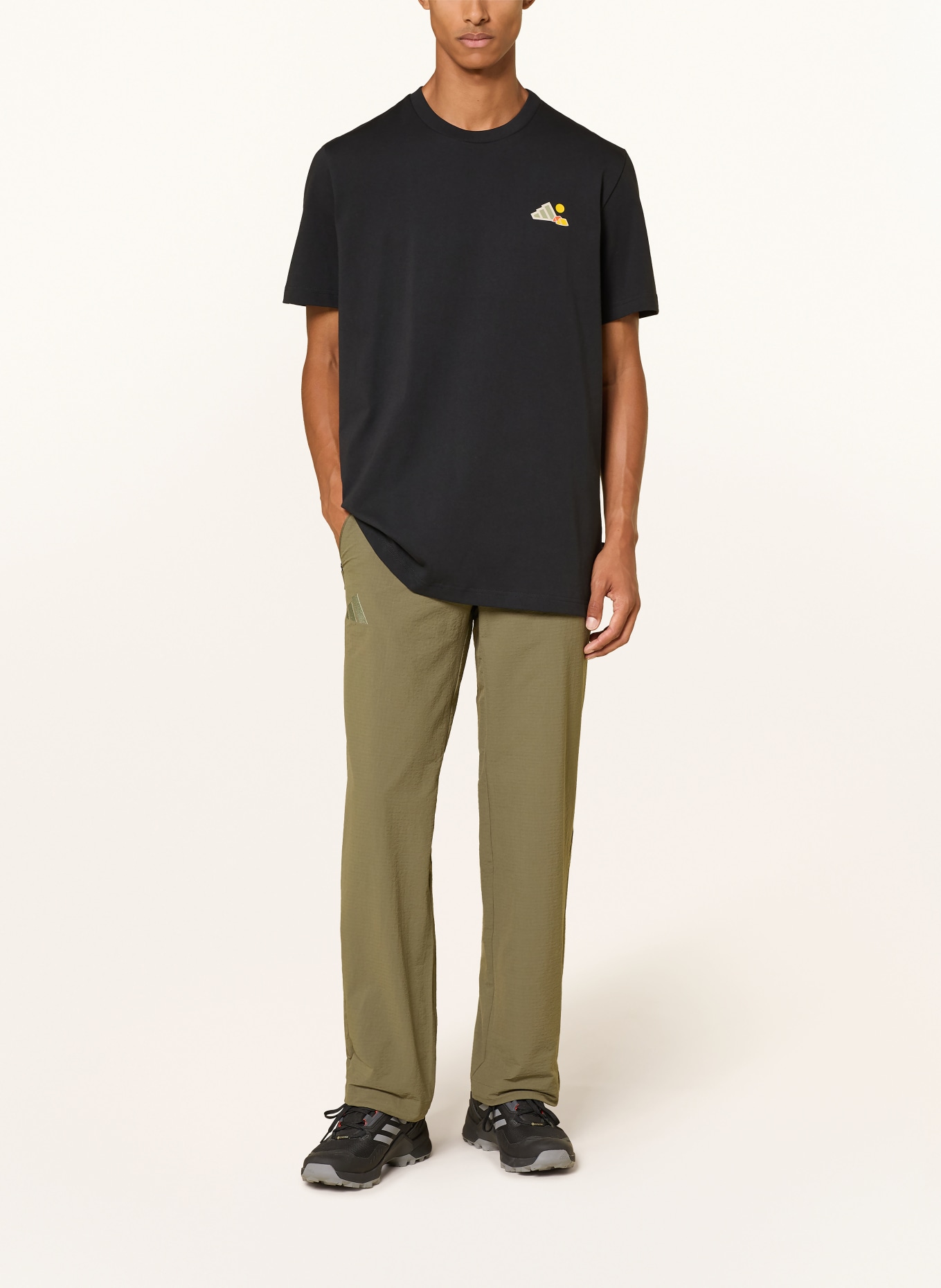 adidas TERREX T-Shirt TERREX CAMPER: SCHWARZ