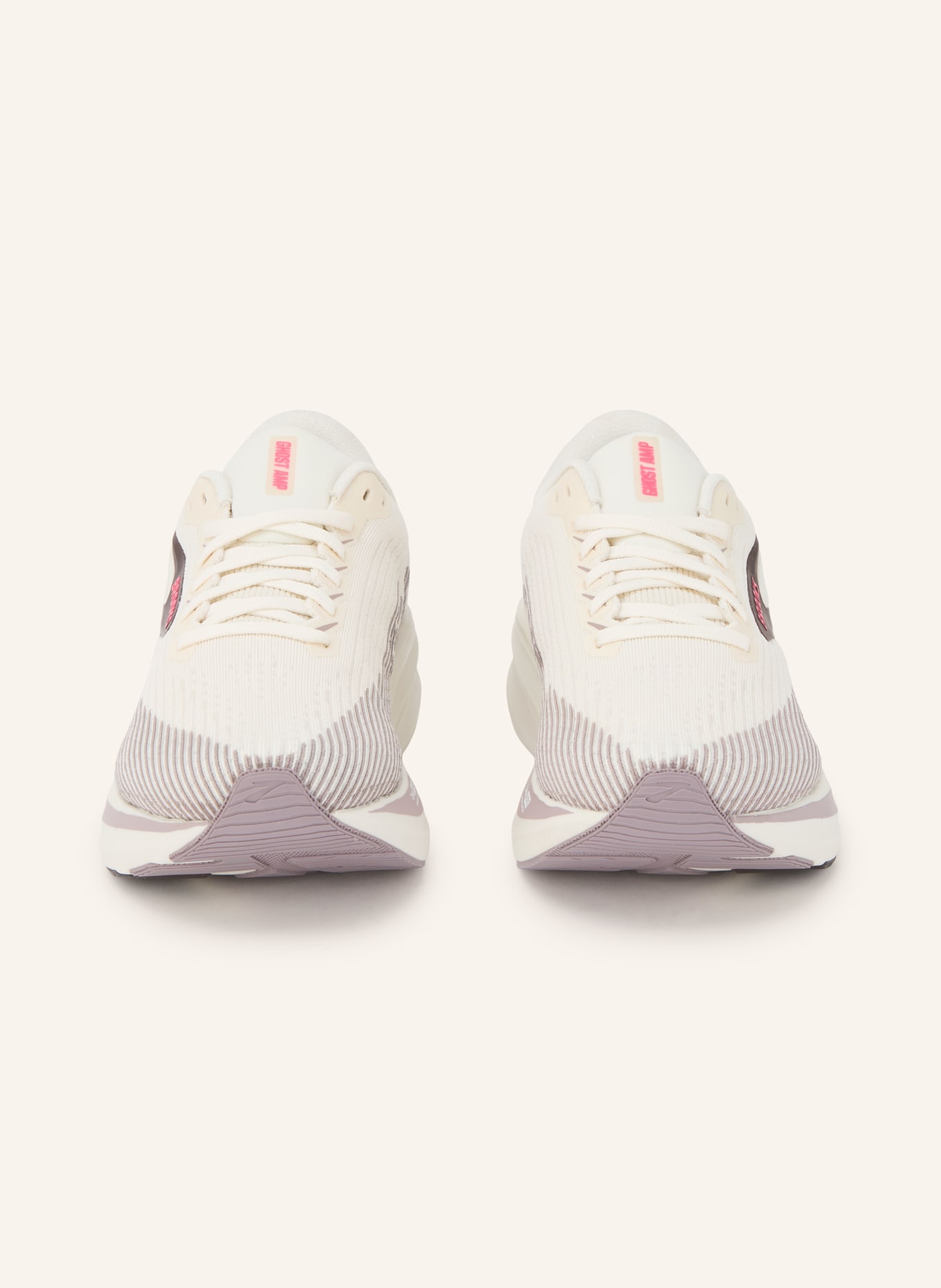 BROOKS Laufschuhe GHOST AMP: WEISS / TAUPE / PINK