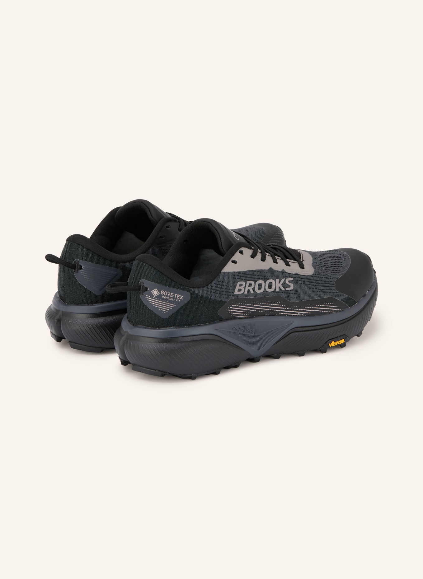 BROOKS Trailrunning-Schuhe CASCADIA 20 GTX: SCHWARZ / DUNKELGRAU