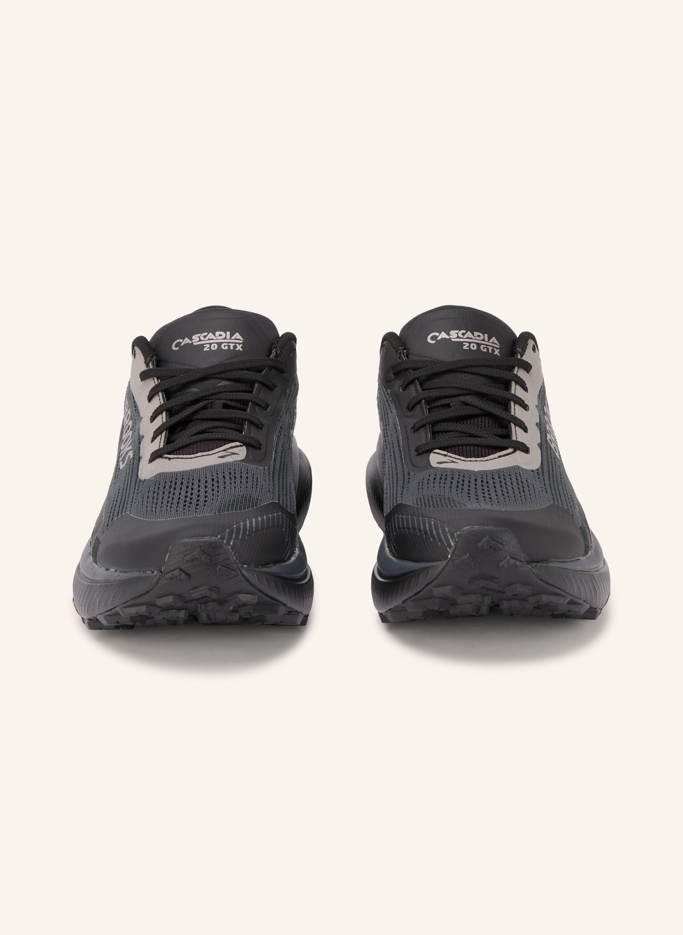 BROOKS Trailrunning-Schuhe CASCADIA 20 GTX: SCHWARZ / DUNKELGRAU