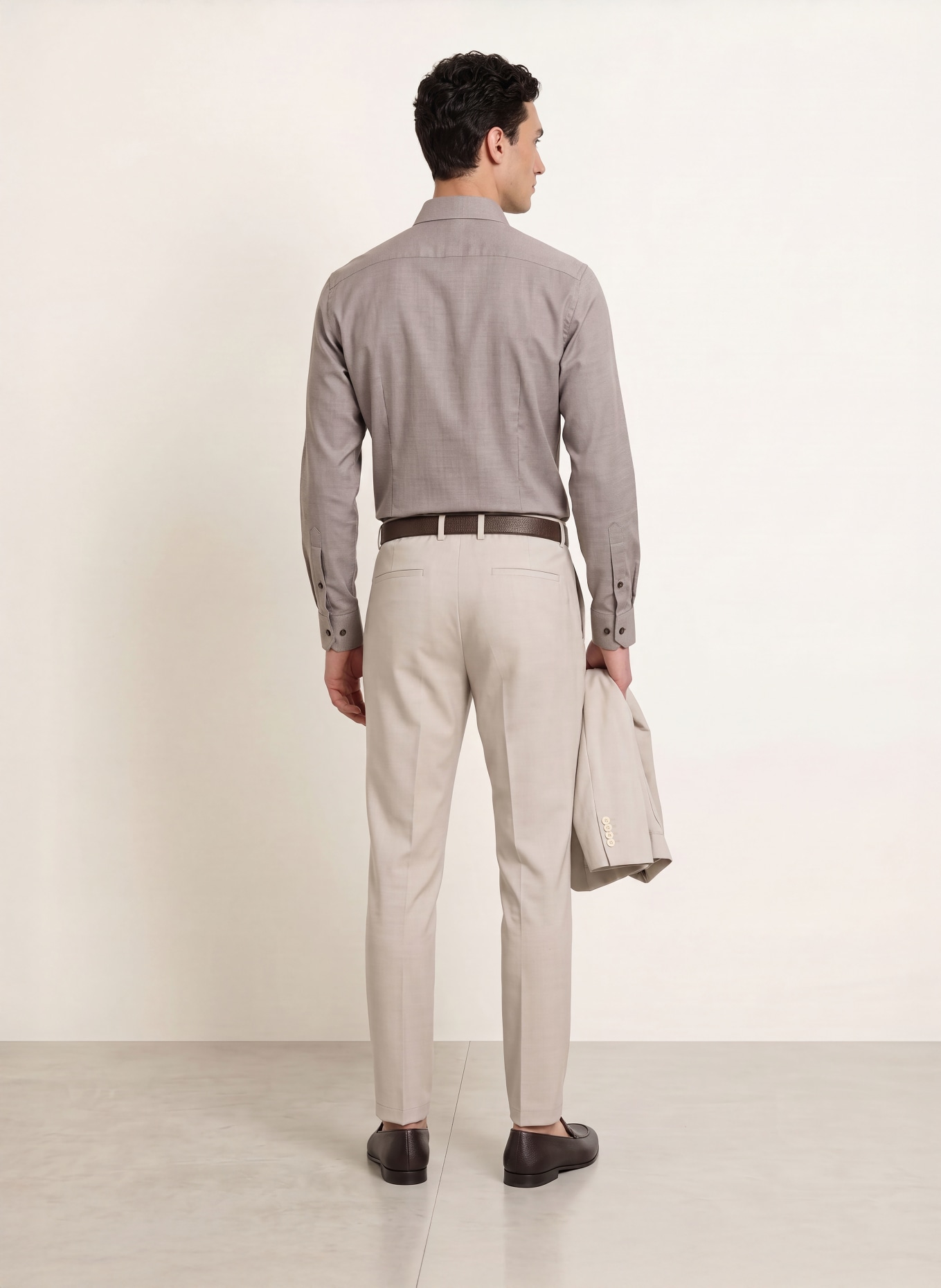 OLYMP Overhemd No. Six super slim: BRUIN
