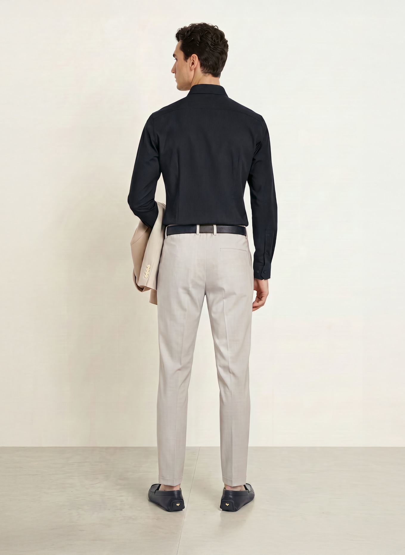OLYMP Hemd No. Six super slim: DUNKELBLAU