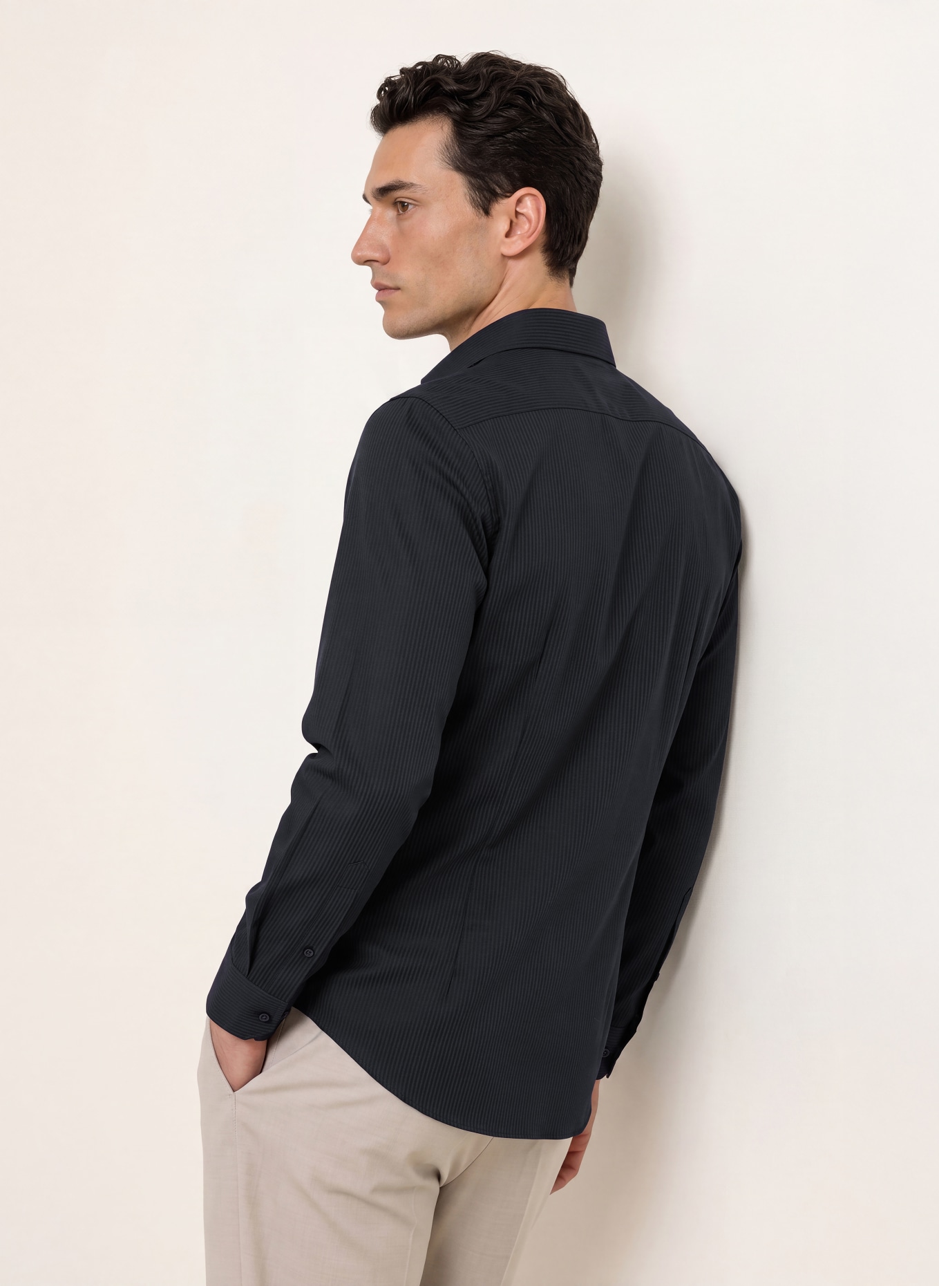 OLYMP Hemd No. Six super slim: DUNKELBLAU