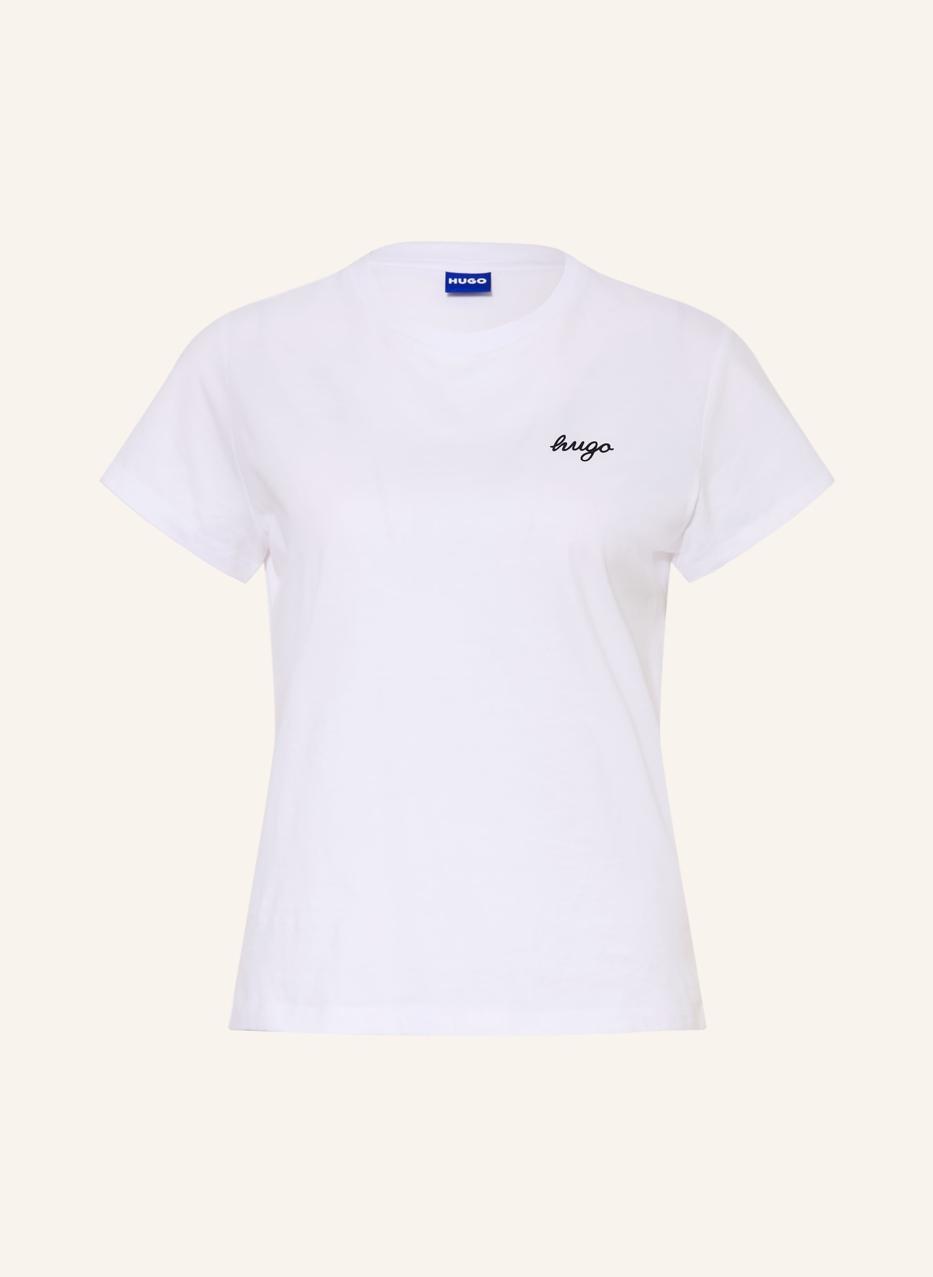 HUGO T-Shirt DAMATEE: WEISS