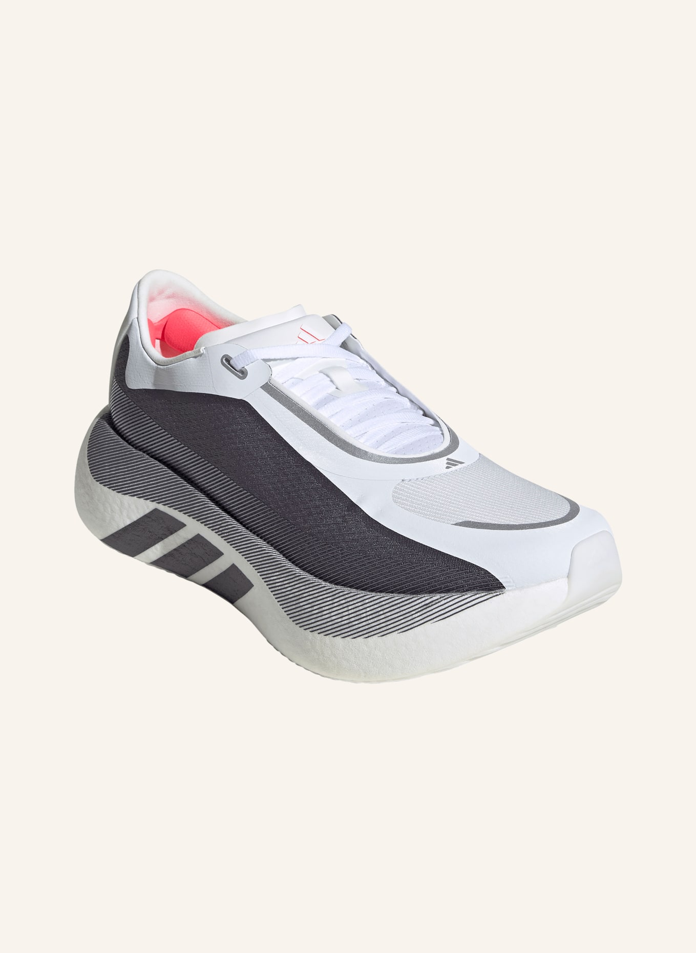 adidas Laufschuhe HYPERBOOST EDGE: DUNKELGRAU / SILBER / WEISS