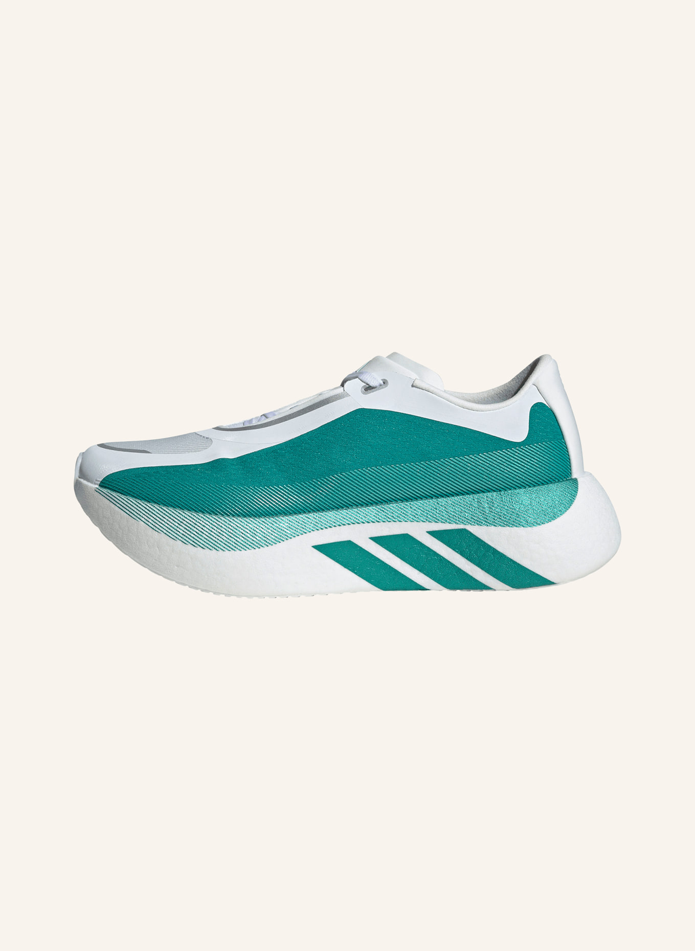 adidas Buty do biegania HYPERBOOST EDGE: ZIELONY / BIAŁY