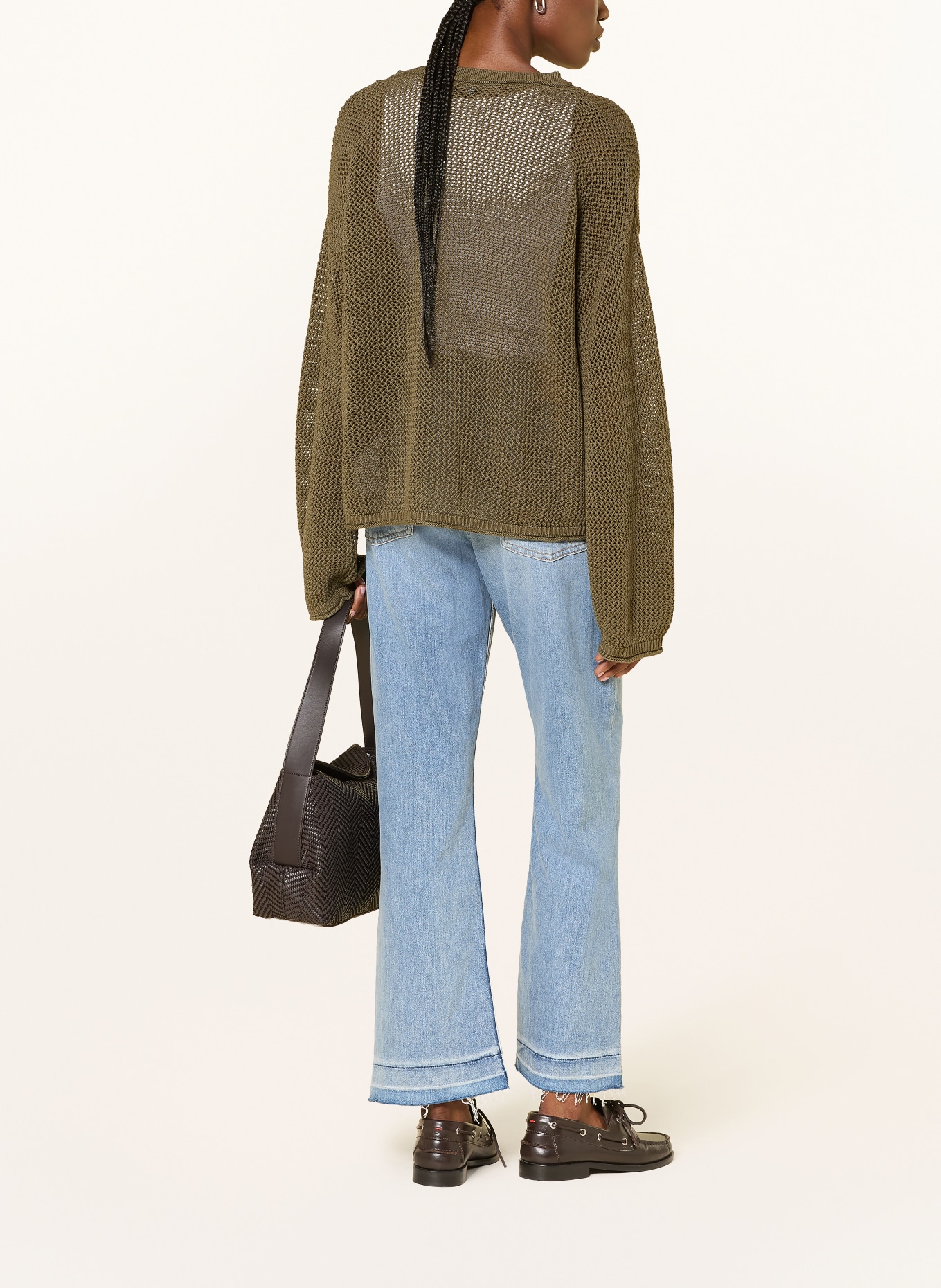 BOSS Sweter FARDE: KHAKI