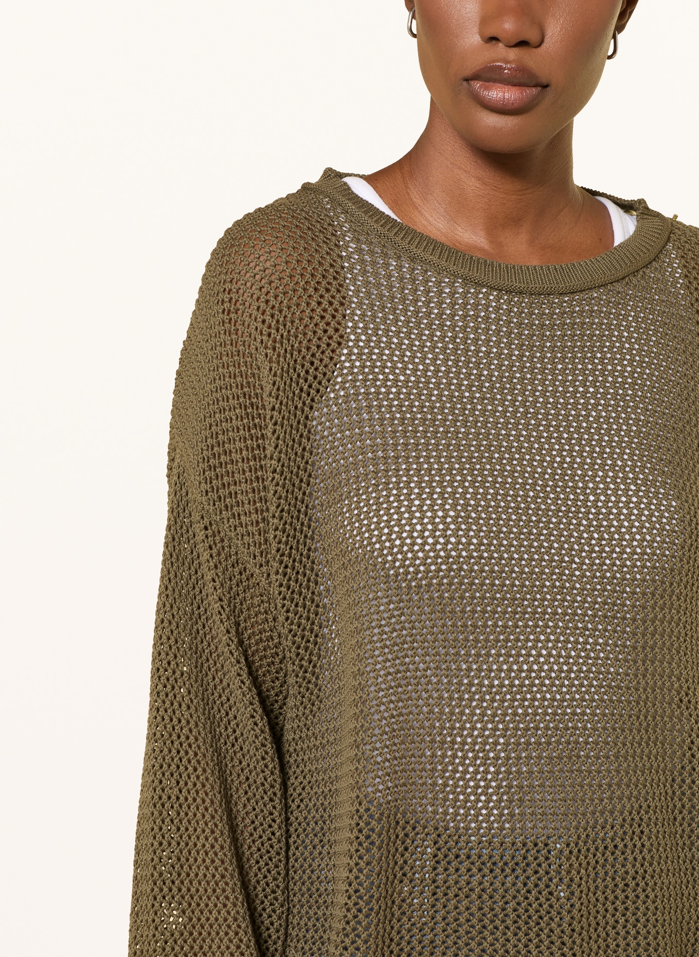 BOSS Sweter FARDE: KHAKI