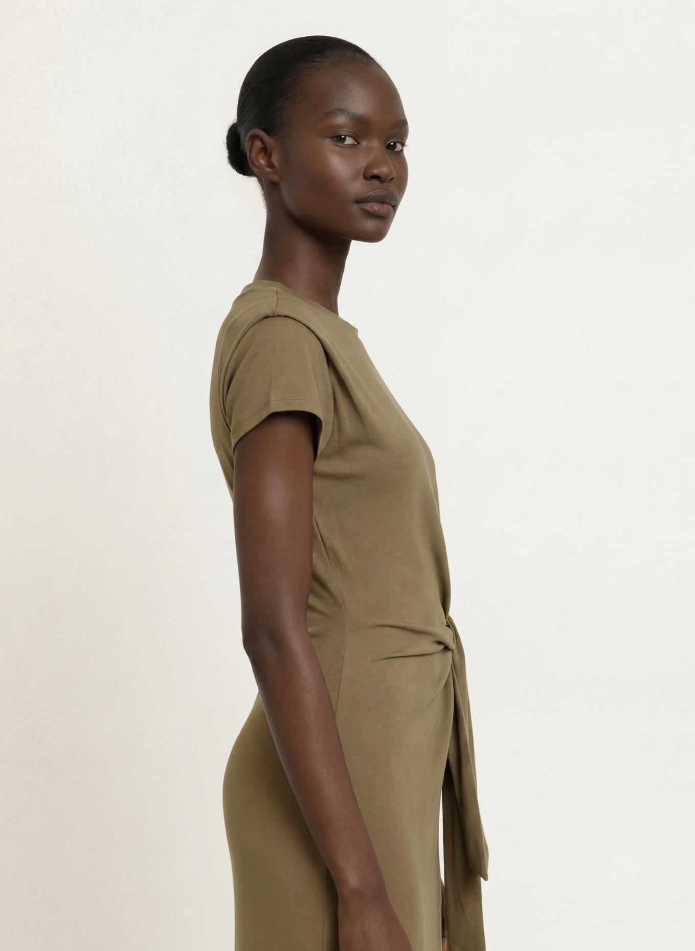 BOSS Jerseykleid ERLAYS: OLIV