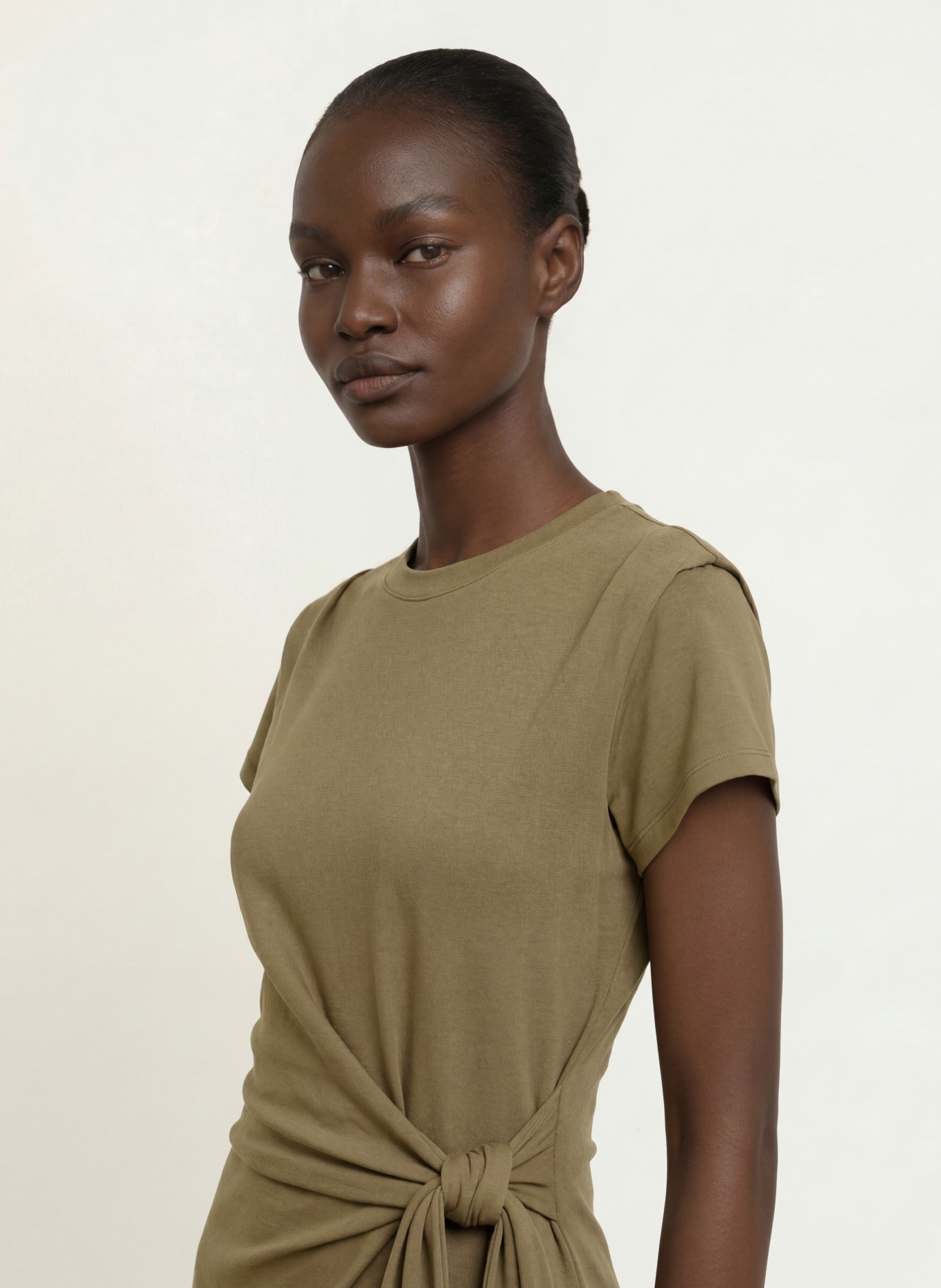 BOSS Jerseykleid ERLAYS: OLIV