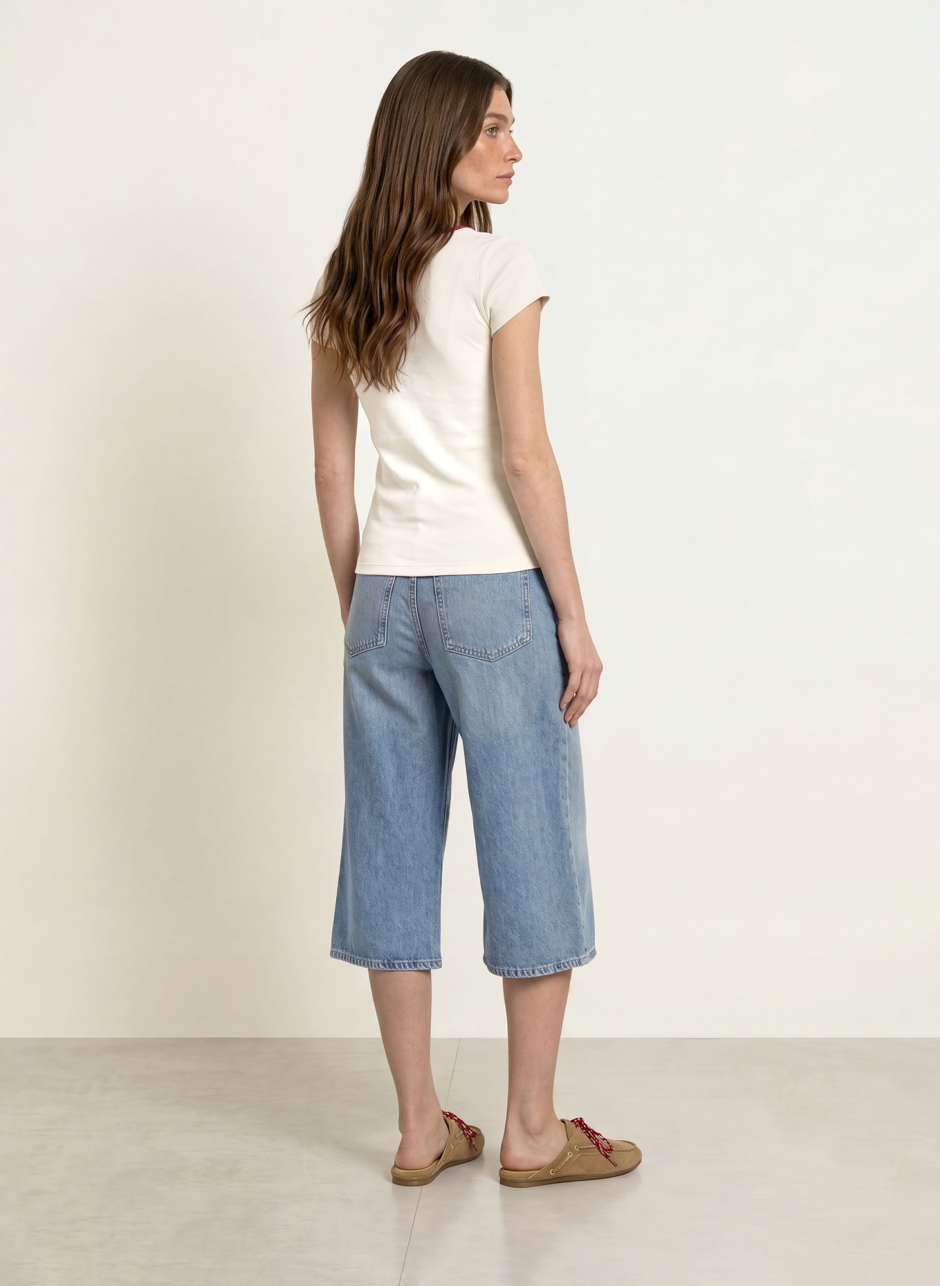BOSS T-shirt ETINE: BLANC / ROUGE FONCÉ