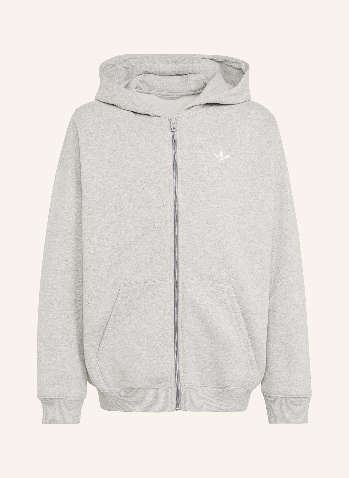 adidas Originals Sweat zippé: GRIS CLAIR
