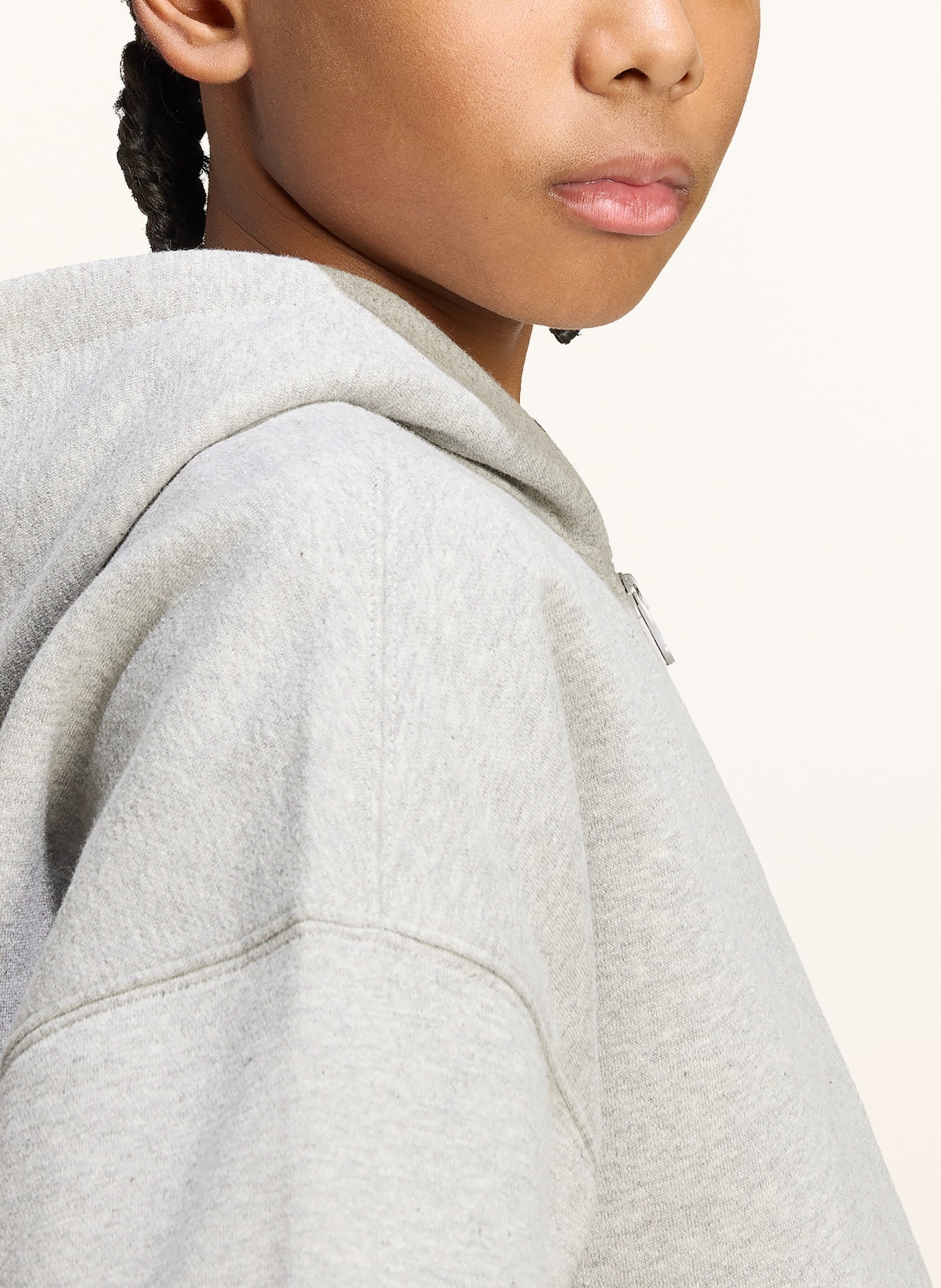 adidas Originals Sweat zippé: GRIS CLAIR