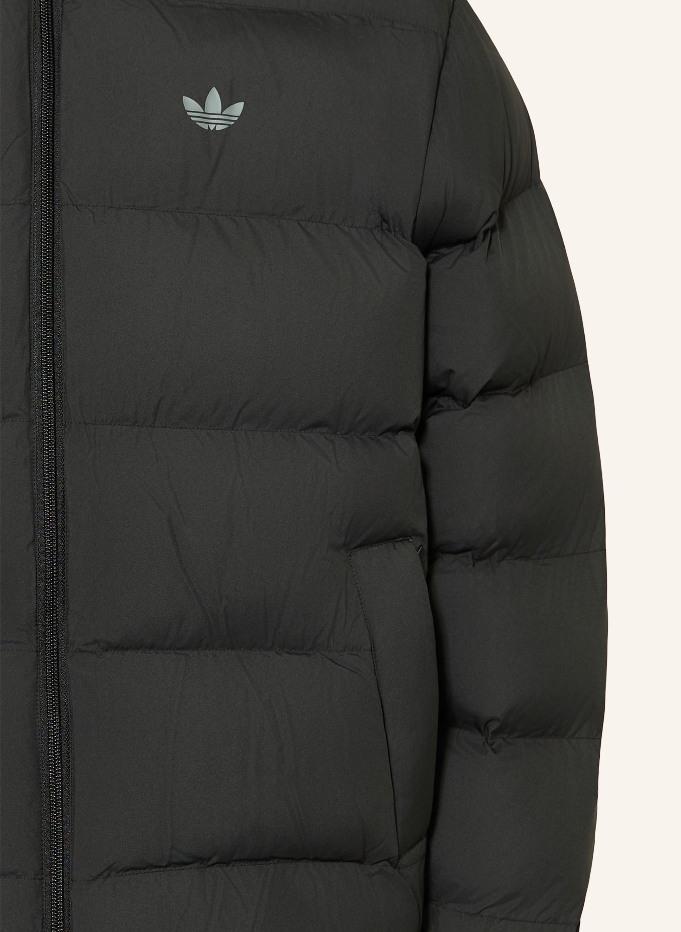 adidas Originals Veste matelassée: NOIR / GRIS