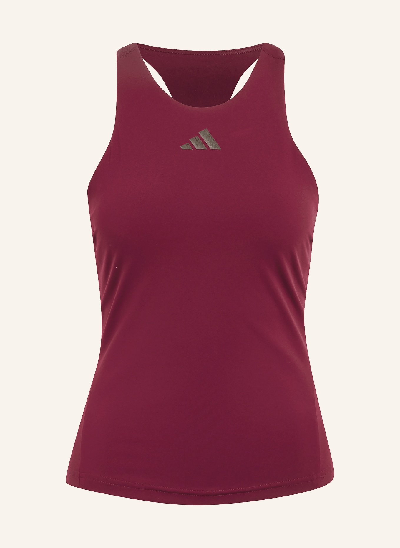 adidas Originals Funkční top CLIMACOOL Y-TANK: TMAVĚ ČERVENÁ