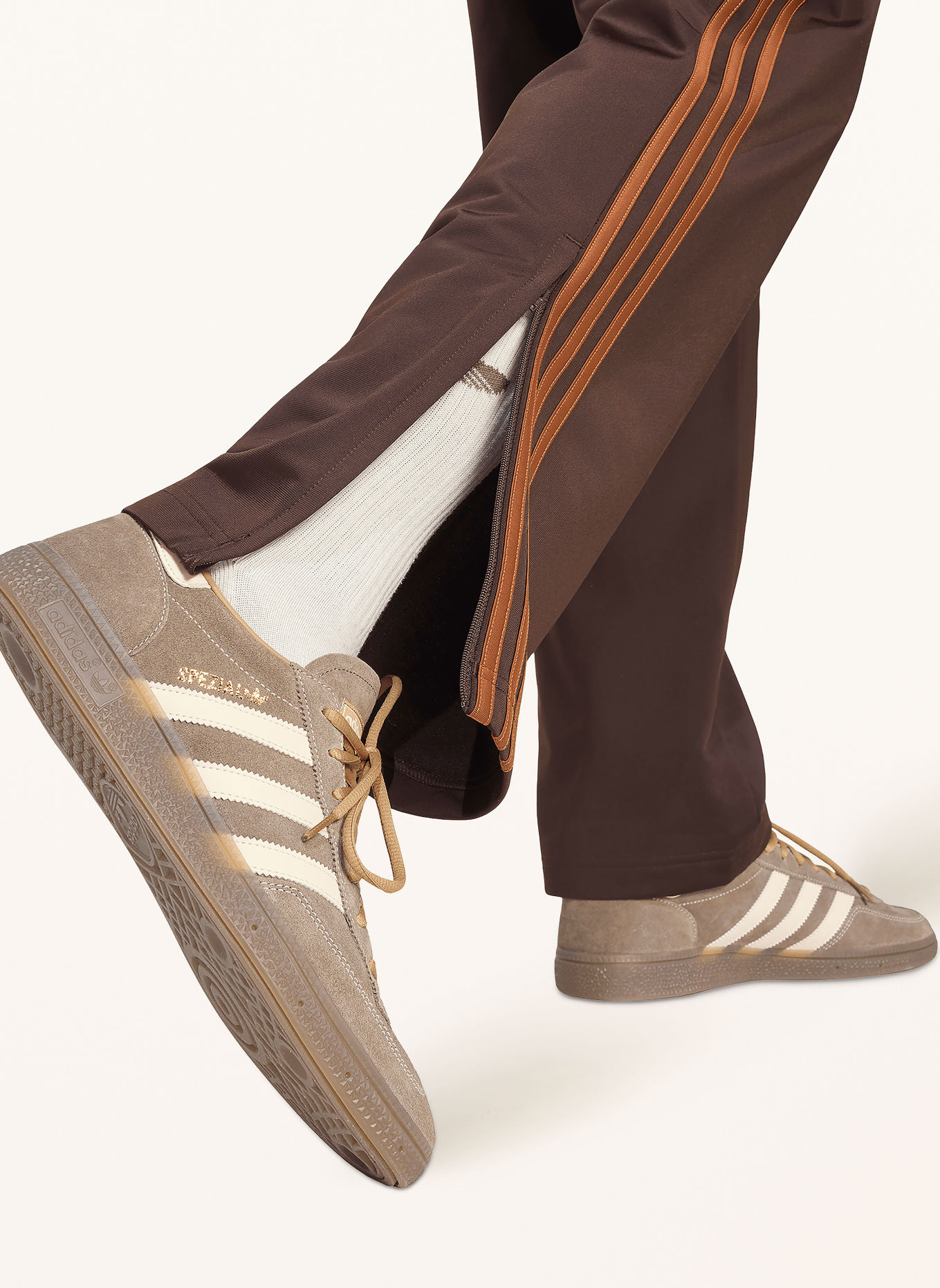 adidas Originals Track Pants FIREBIRD: DUNKELBRAUN / COGNAC