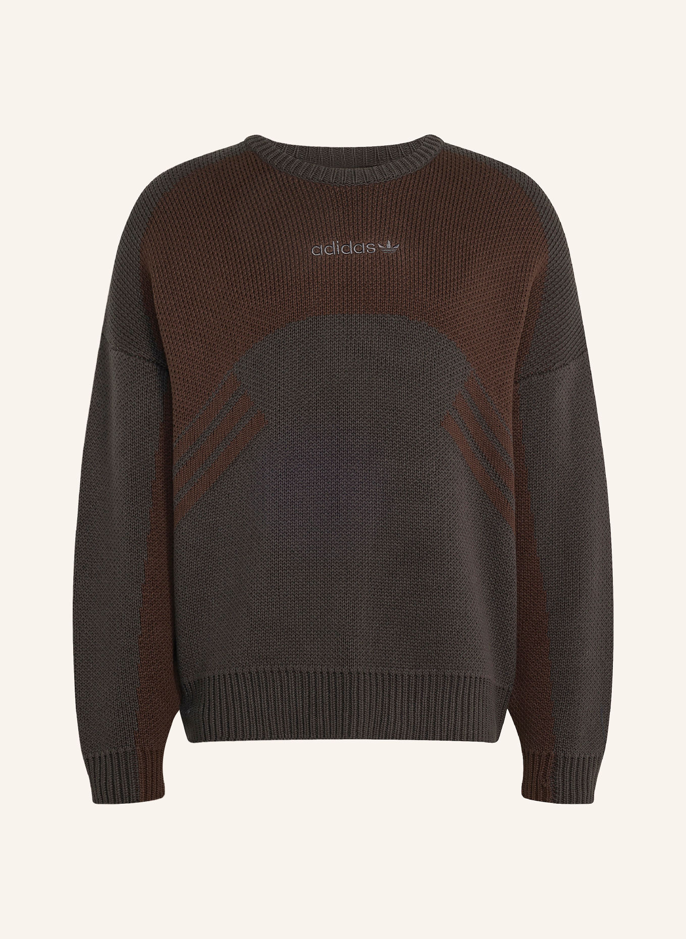 adidas Originals Pullover: MØRKEGRÅ / MØRKEBRUN