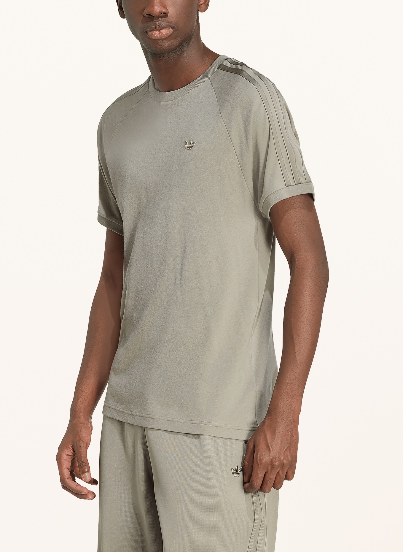 adidas Originals Tričko 3-STREIFEN: SVĚTLE ZELENÁ