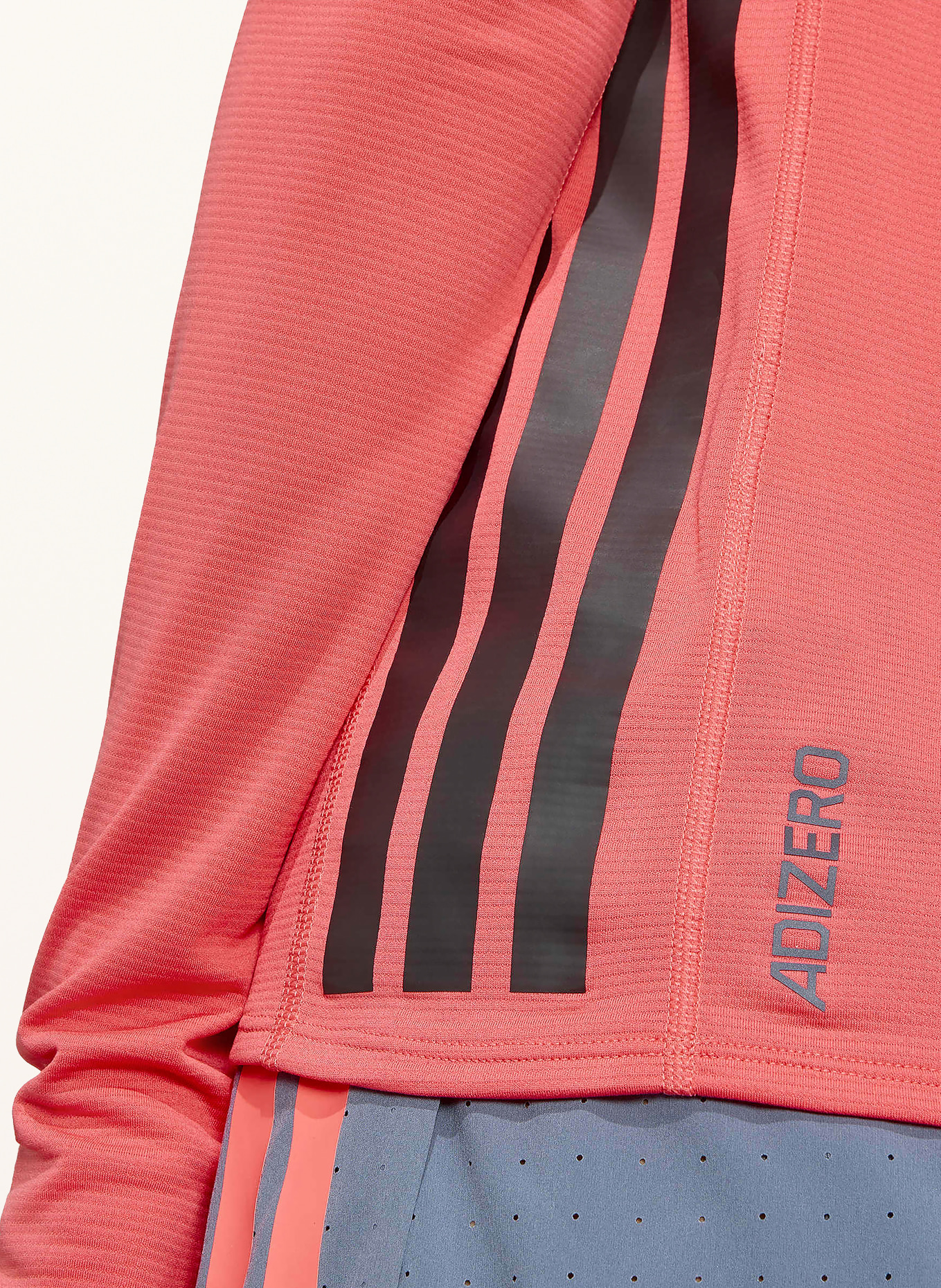adidas T-shirt technique ADIZERO RUNNING: ROUGE CLAIR