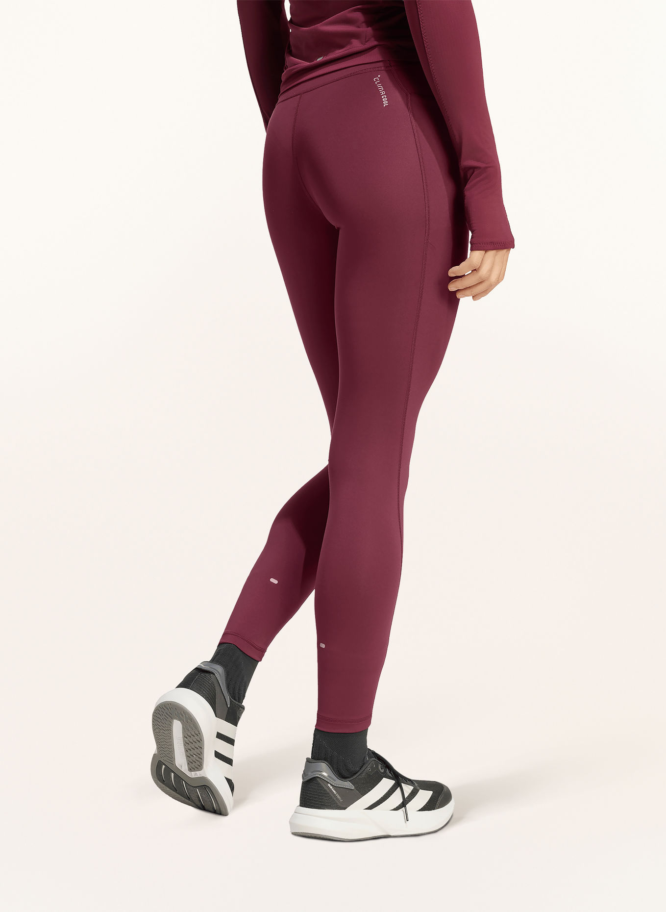 adidas Løbetights ADI365 SEASONAL: MØRKERØD
