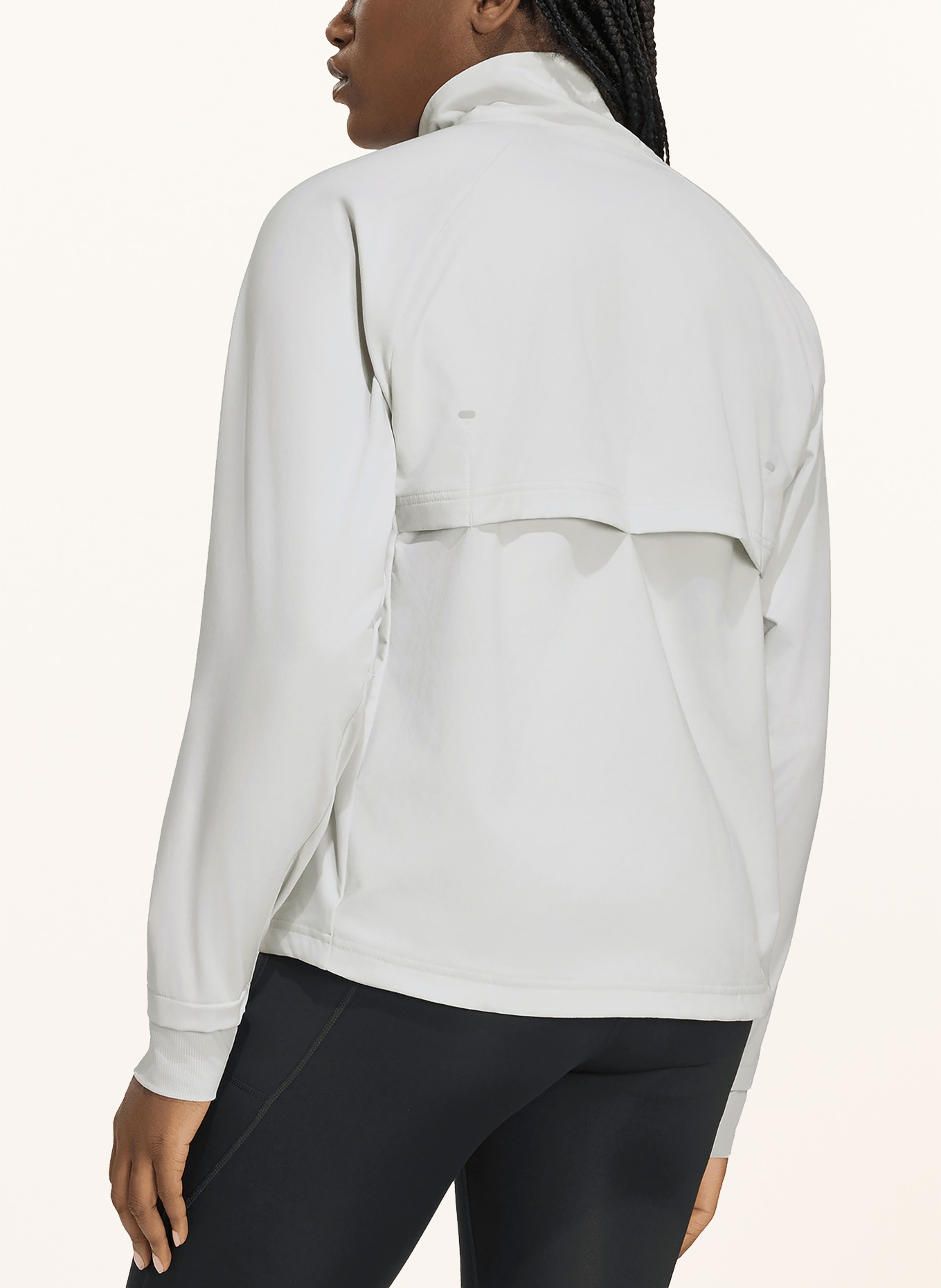adidas Veste de course ADI365: GRIS CLAIR
