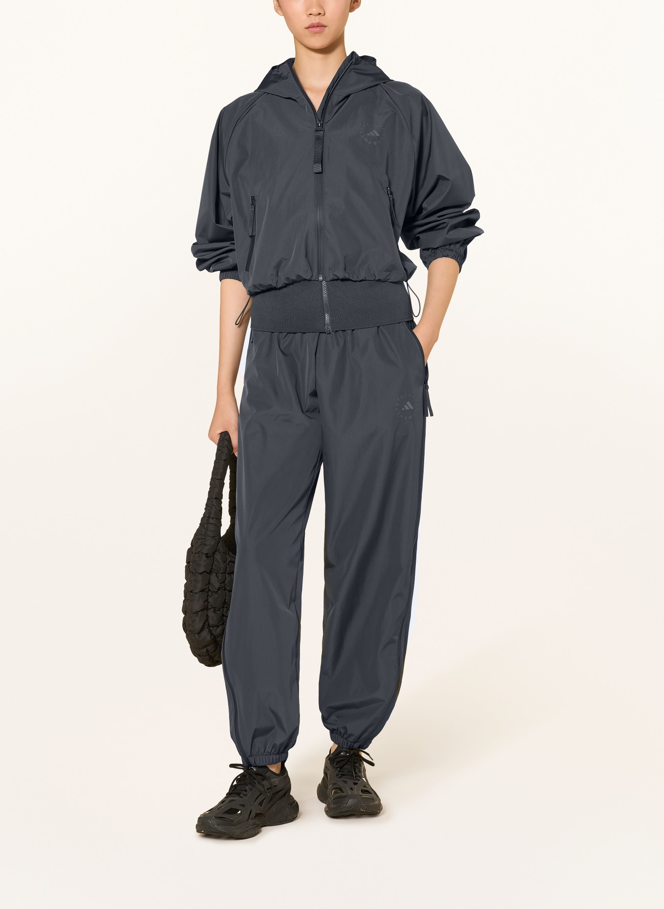 adidas by Stella McCartney ADIDAS BY STELLA MCCARTNEY Training jacket: BLACK