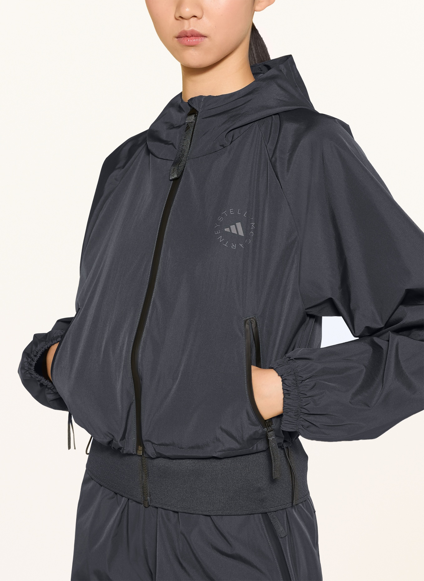 adidas by Stella McCartney ADIDAS BY STELLA MCCARTNEY Training jacket: BLACK