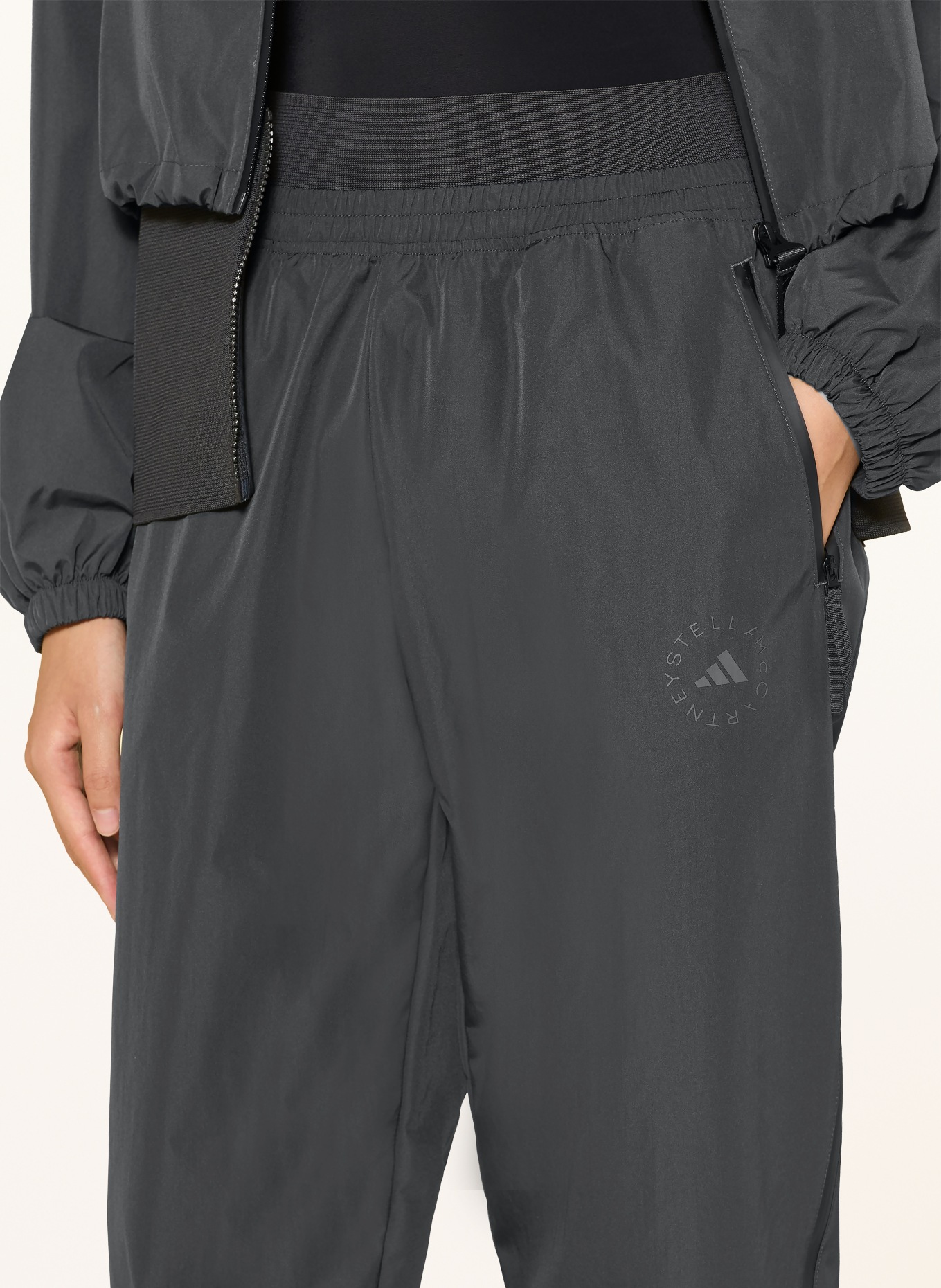adidas by Stella McCartney Trackpants ADIDAS BY STELLA MCCARTNEY: ZWART