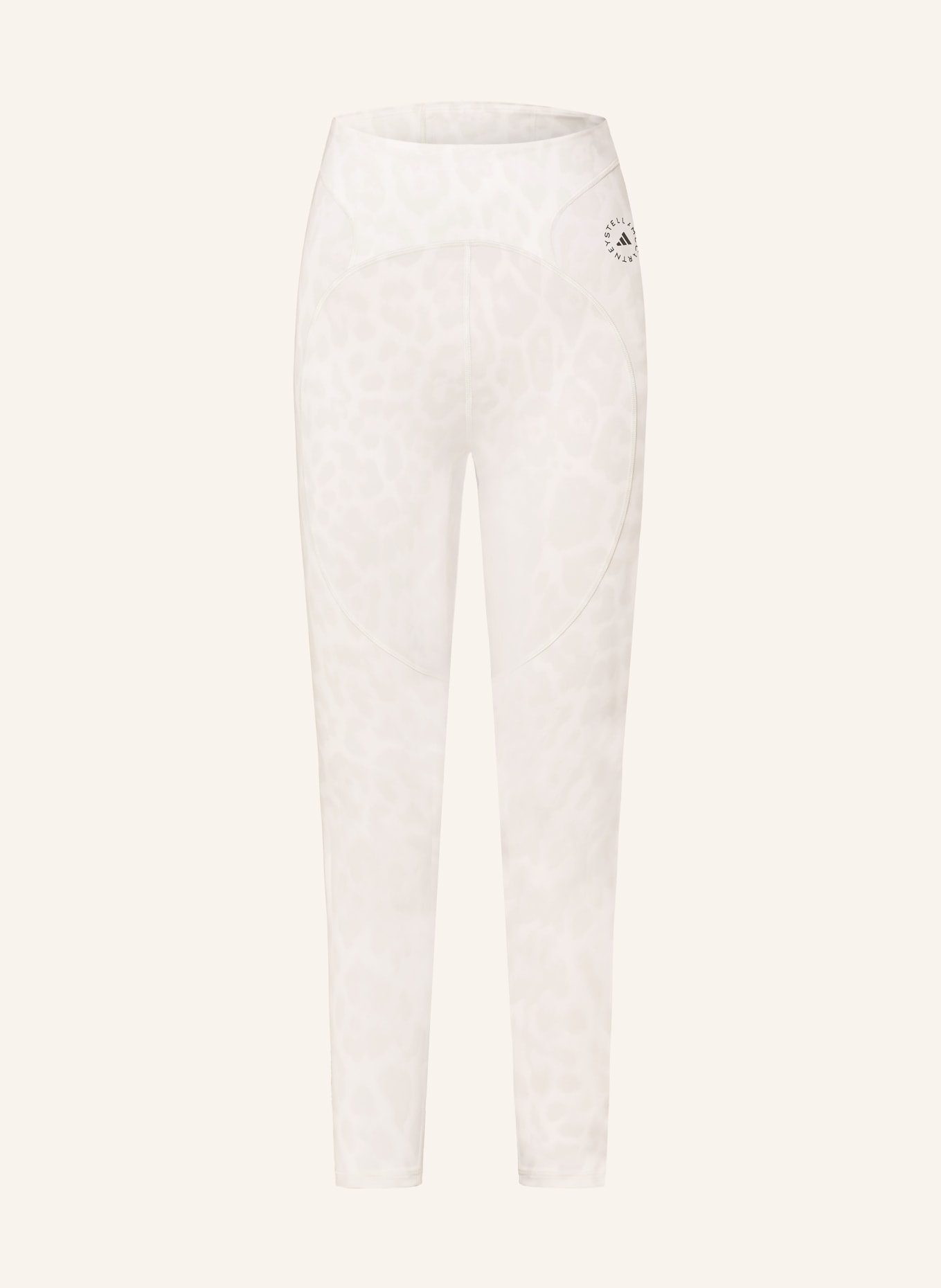 adidas by Stella McCartney Collants ADIDAS BY STELLA MCCARTNEY: GRIS CLAIR / BLANC