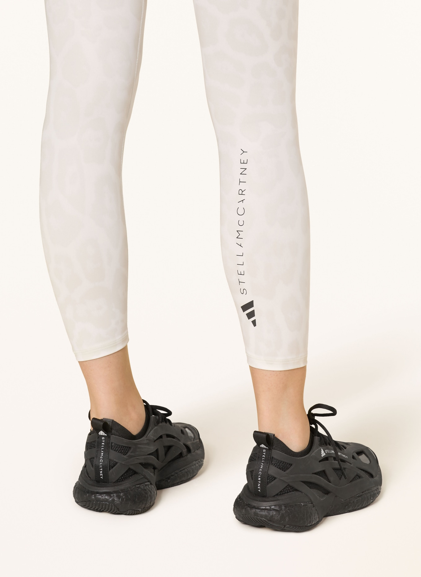 adidas by Stella McCartney Collants ADIDAS BY STELLA MCCARTNEY: GRIS CLAIR / BLANC