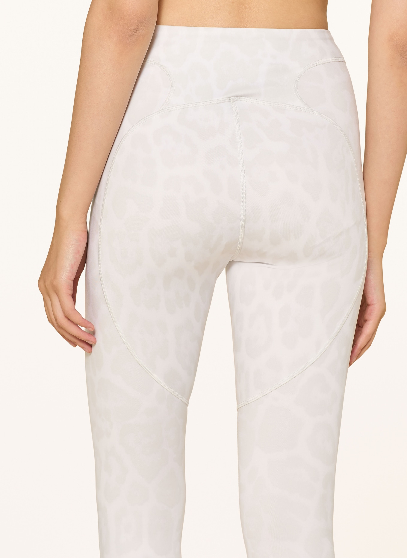 adidas by Stella McCartney Collants ADIDAS BY STELLA MCCARTNEY: GRIS CLAIR / BLANC