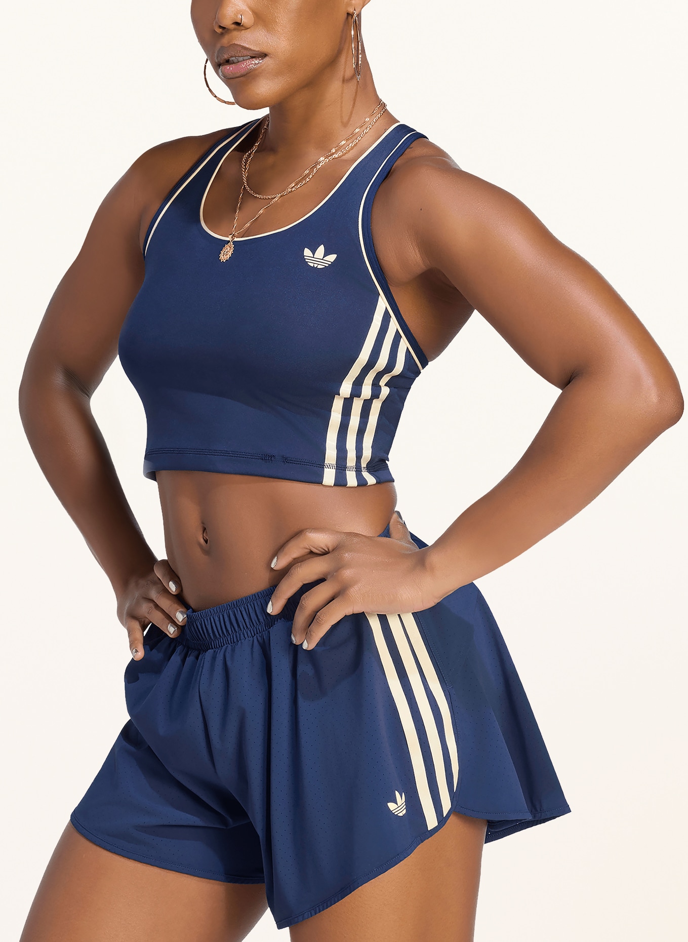 adidas Originals Functional top ORIGINALS: DARK BLUE / LIGHT BROWN