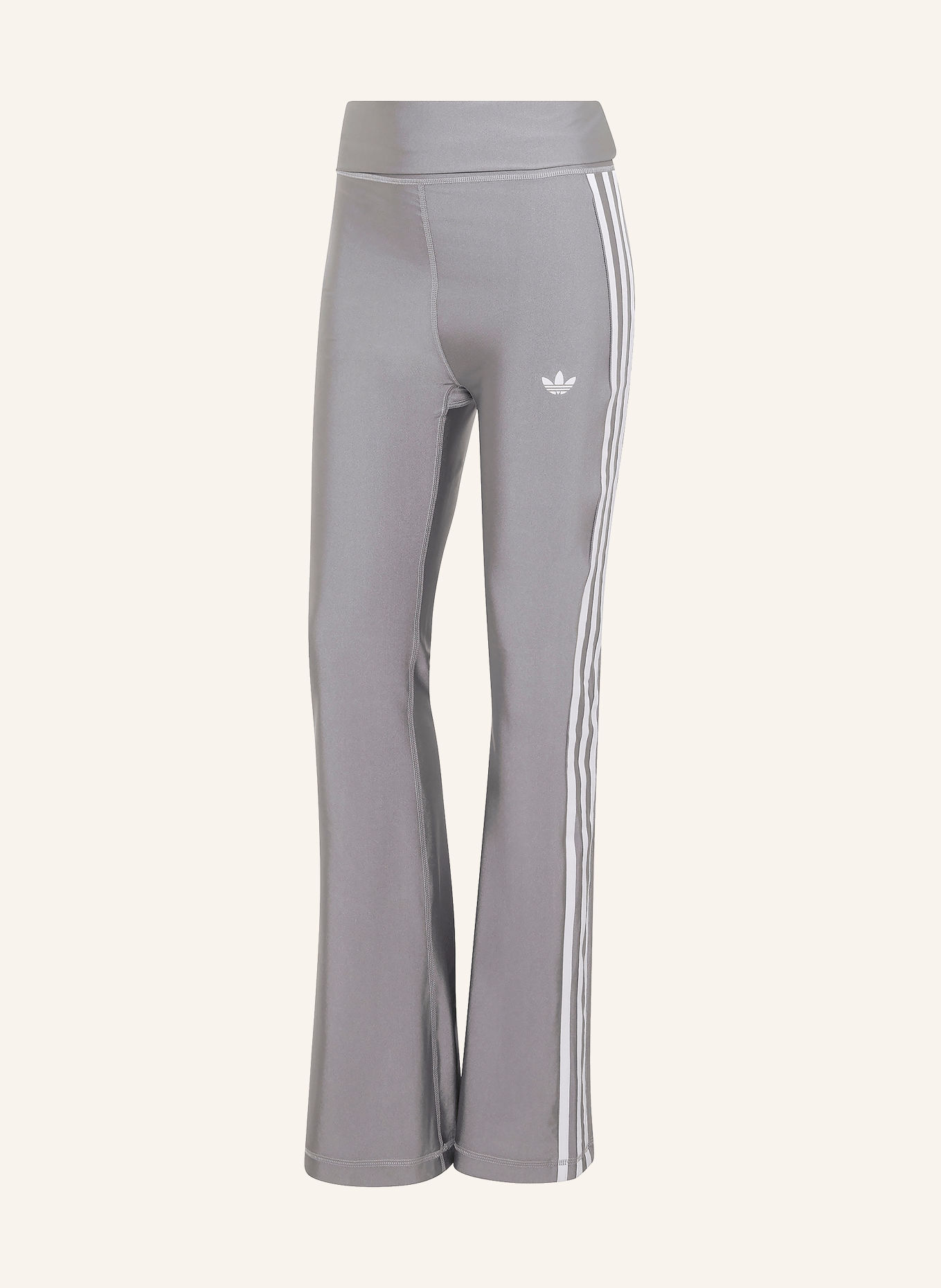 adidas Originals ADIDAS ORIGINALS SPORT SUPERSTAR Leggings: GRAY / LIGHT PURPLE