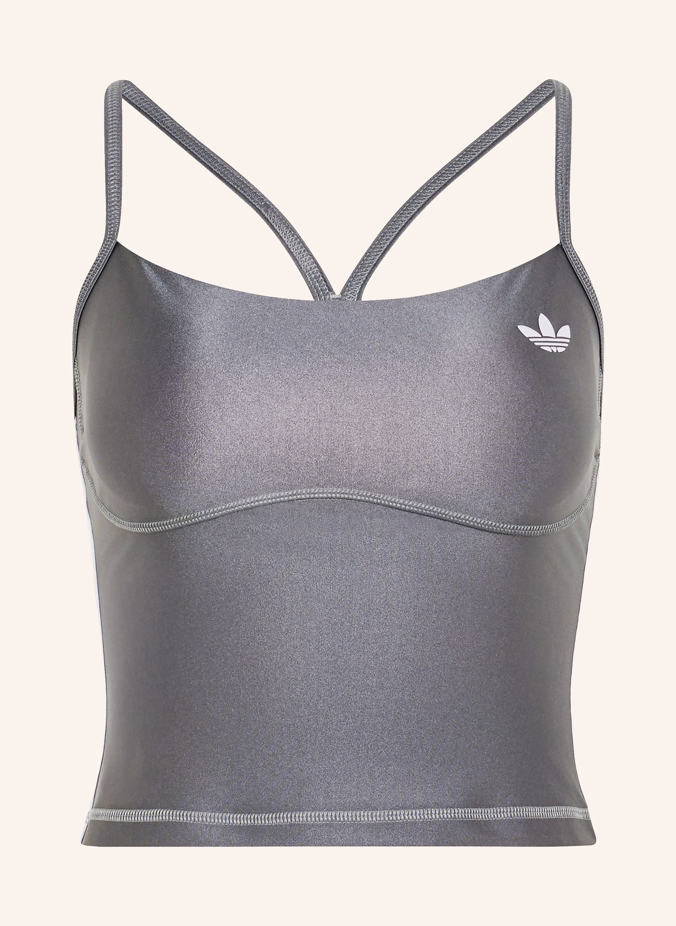 adidas Originals Funktionstop ADIDAS ORIGINALS: SILBER / WEISS