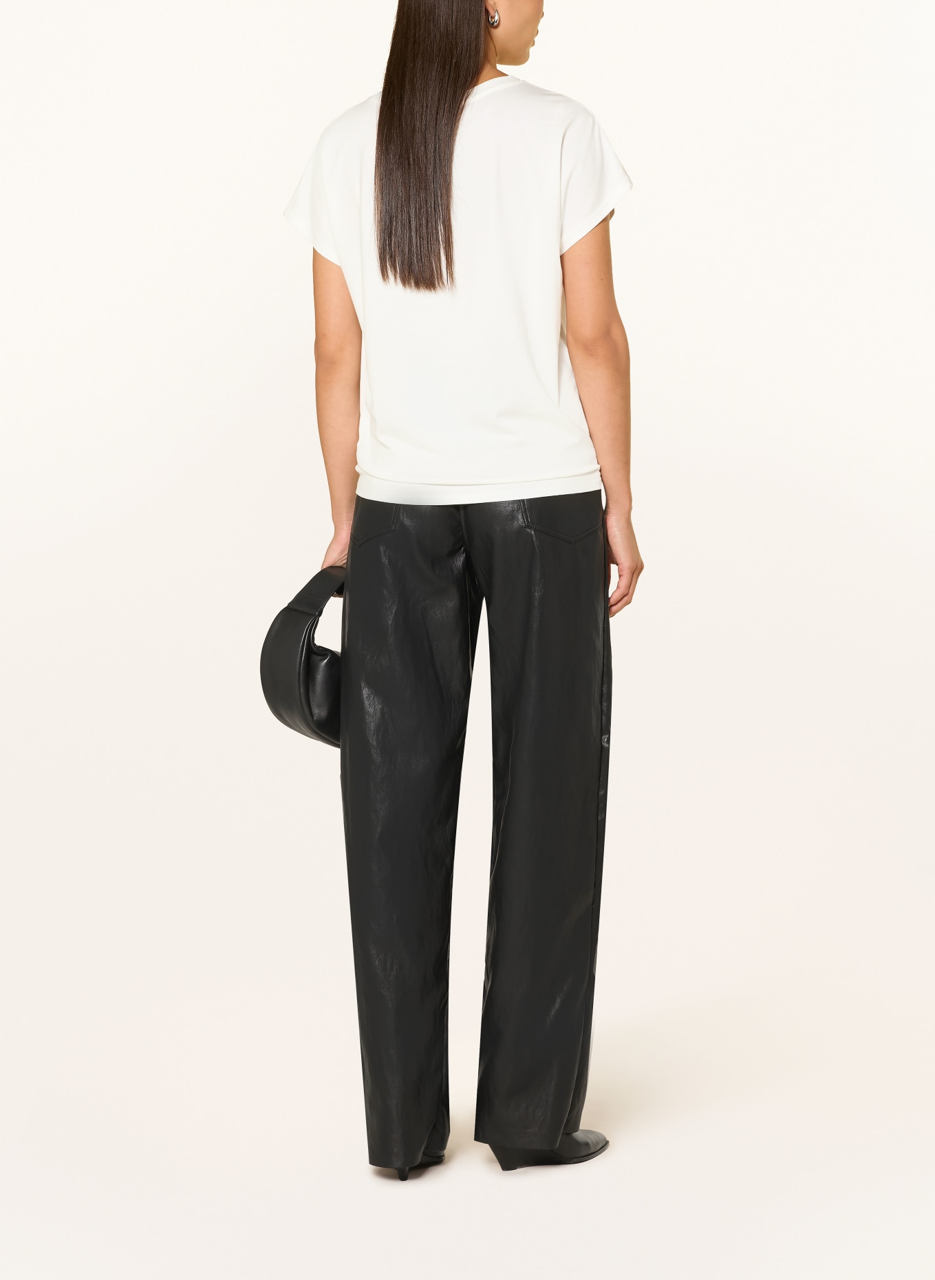 oui Sequin T-shirt: WHITE