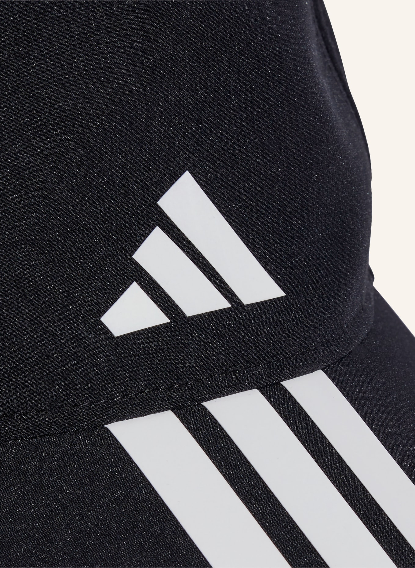 adidas Cap BASKETBALL 3-STREIFEN: SCHWARZ / WEISS