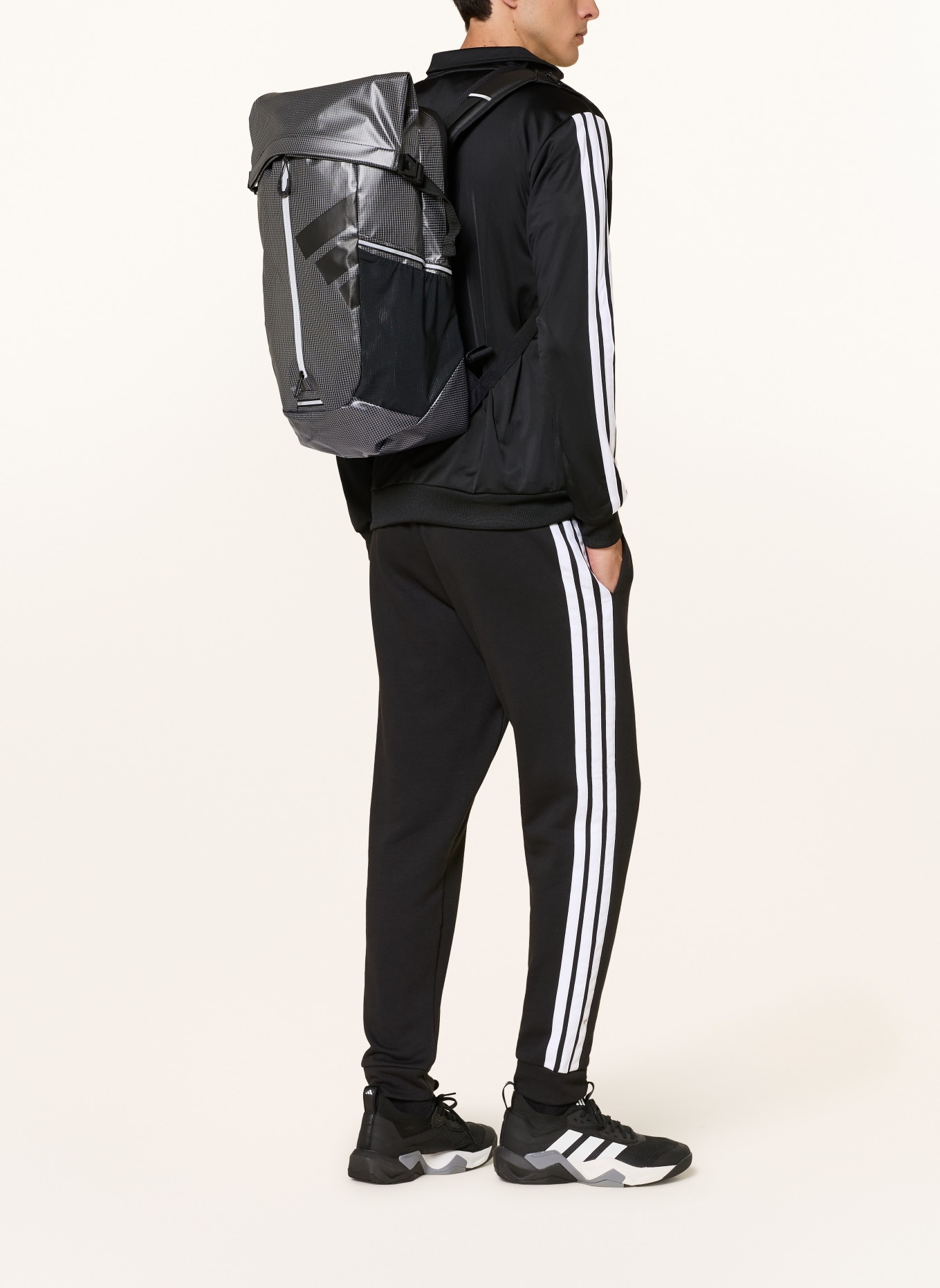 adidas Rucksack ADAPTIVE PACKING SYSTEM 24 l mit Laptop-Fach: SCHWARZ / WEISS