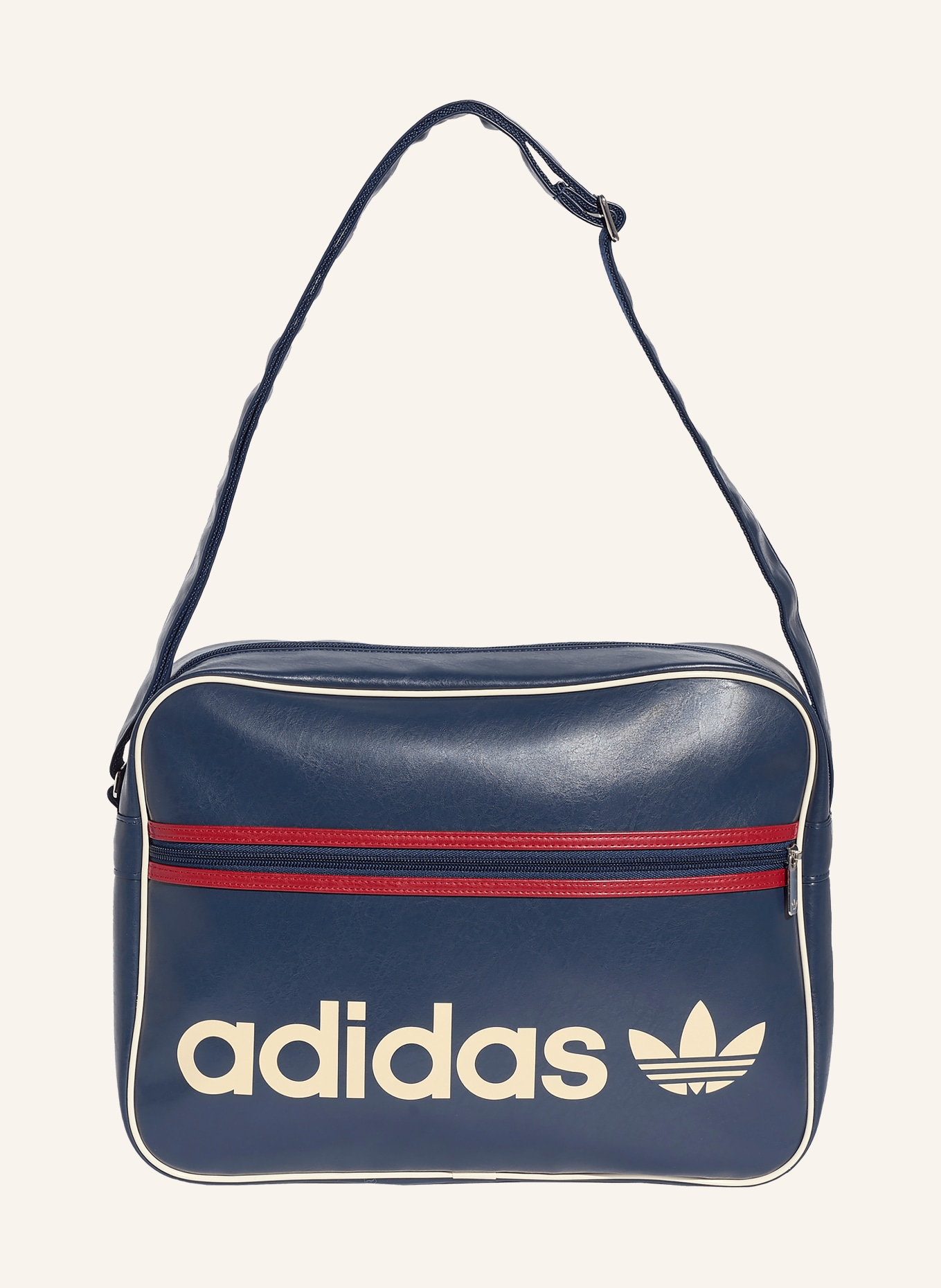 adidas Originals Umhängetasche AIRLINER OG: DUNKELBLAU / DUNKELROT / WEISS