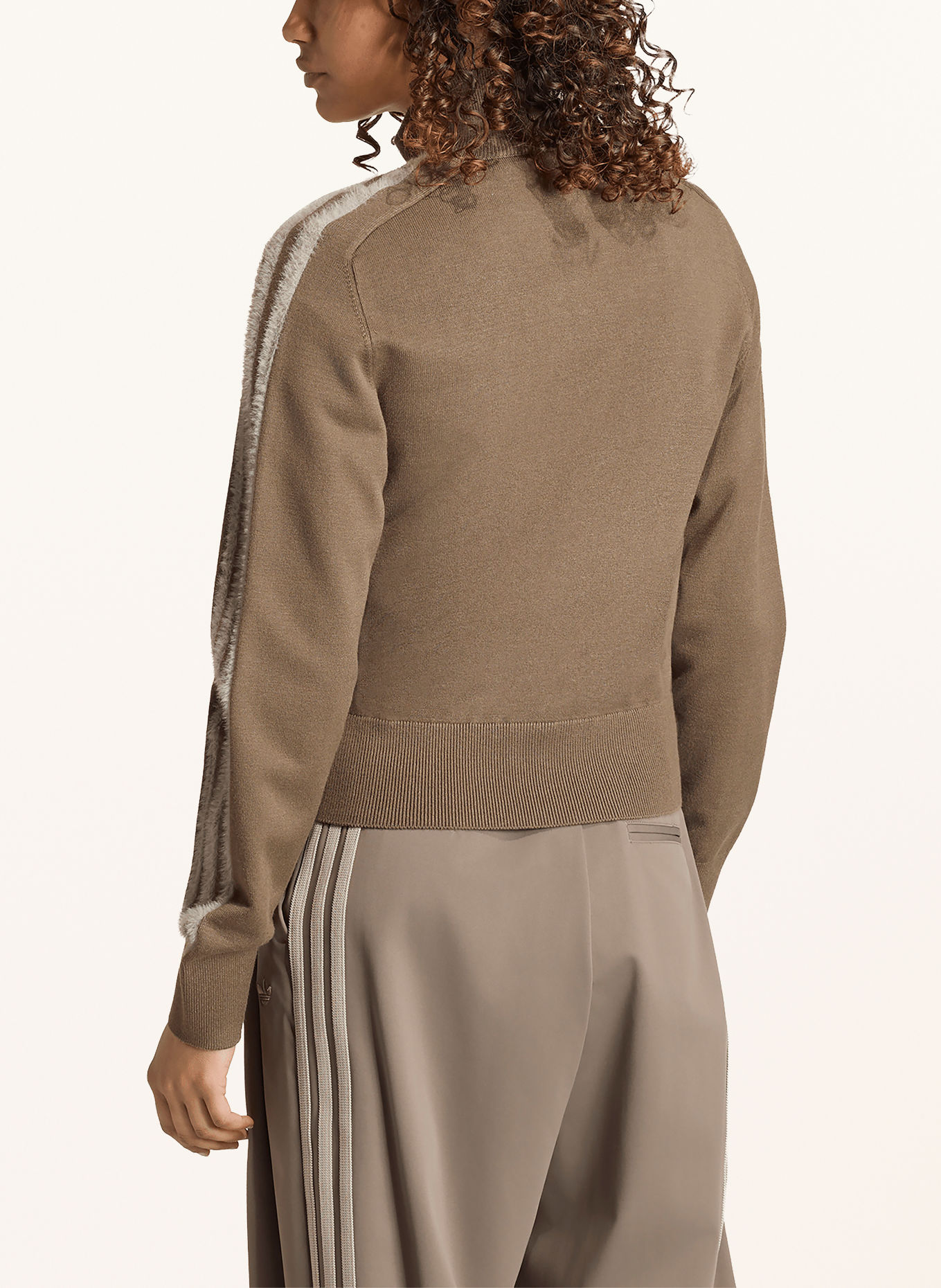 adidas Originals Strickjacke FIREBIRD: BRAUN / KHAKI