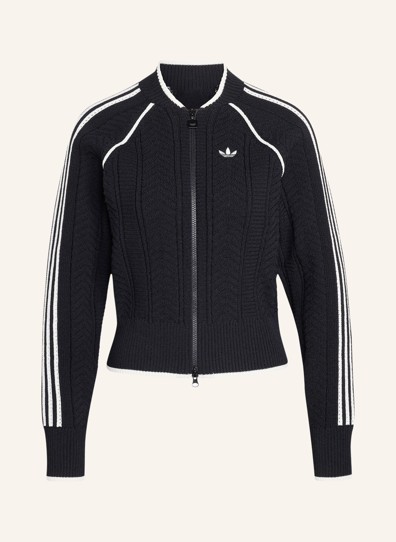 adidas Originals Vest SST met afneembare capuchon: ZWART / WIT