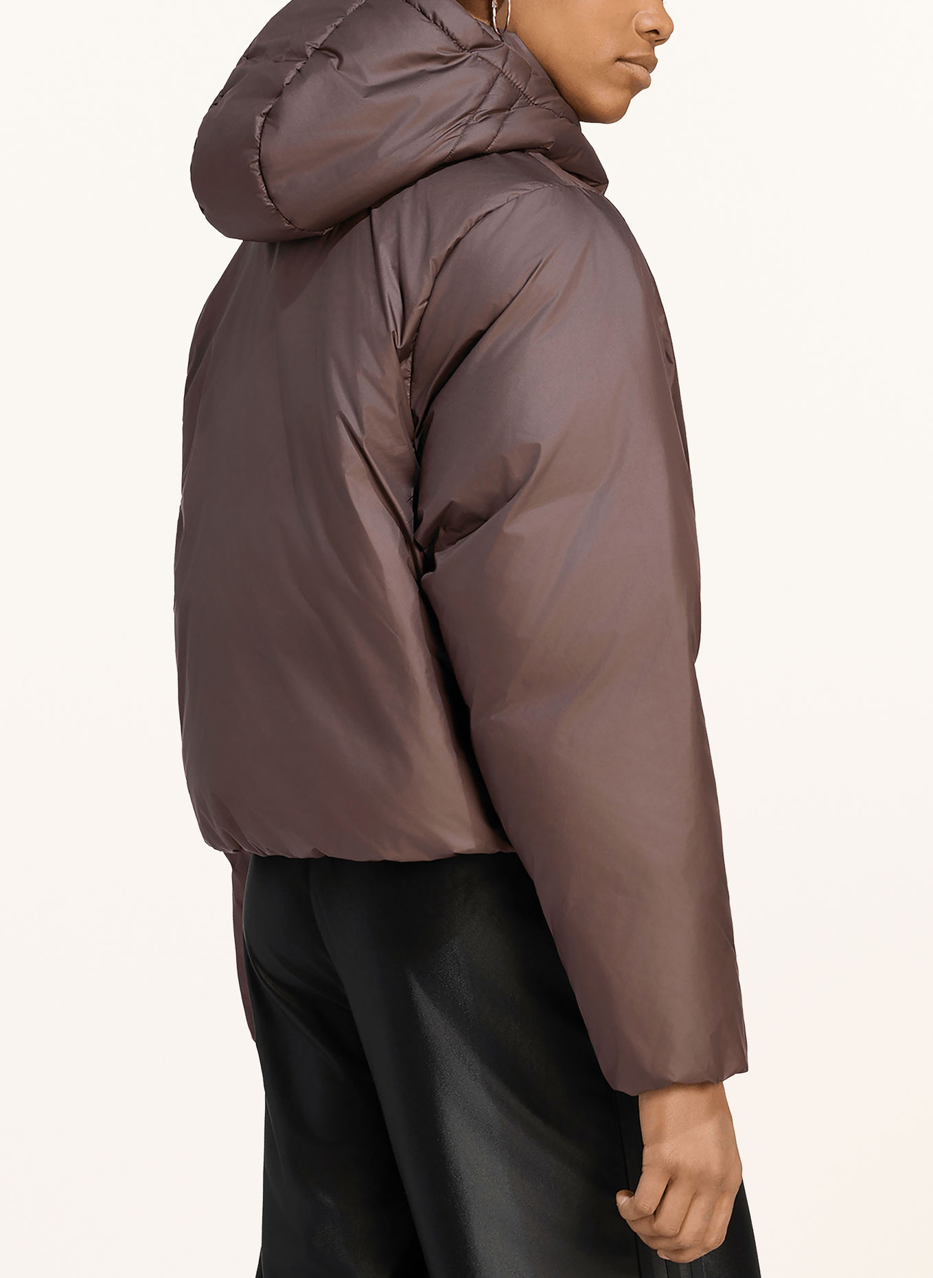 adidas Originals Kurtka puchowa HOODED PADDED z odpinanym kapturem: BRĄZOWY