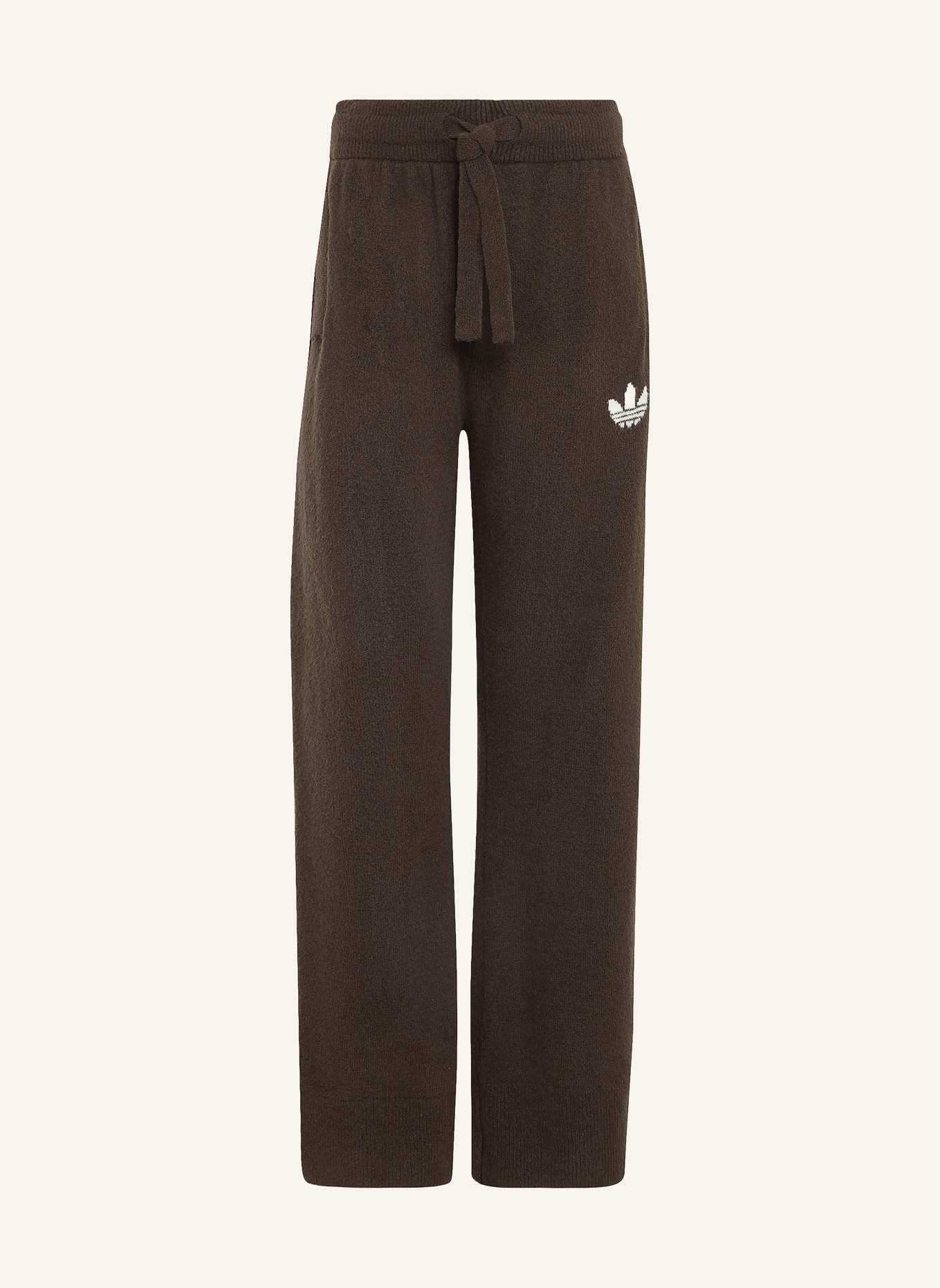adidas Originals ESSENTIALS KNIT Knit Pants: BROWN