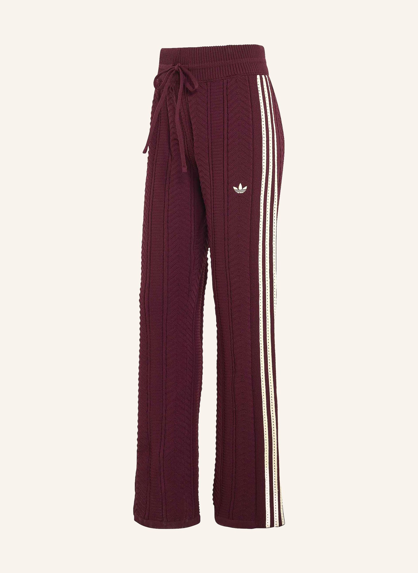 adidas Originals Trackpants SST: DONKERROOD / WIT