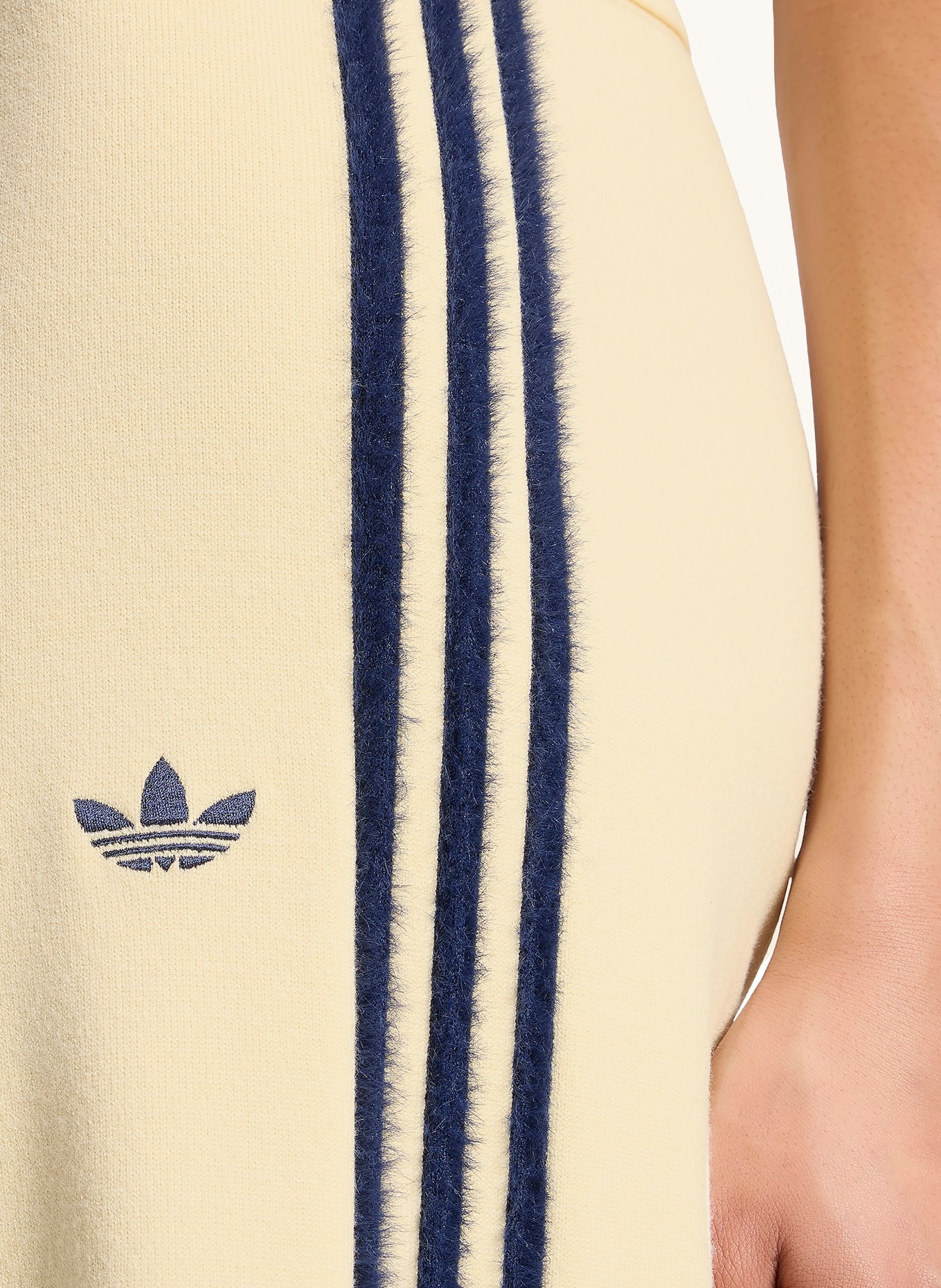 adidas Originals Gebreide broek KNIT FIREBIRD: ECRU / DONKERBLAUW