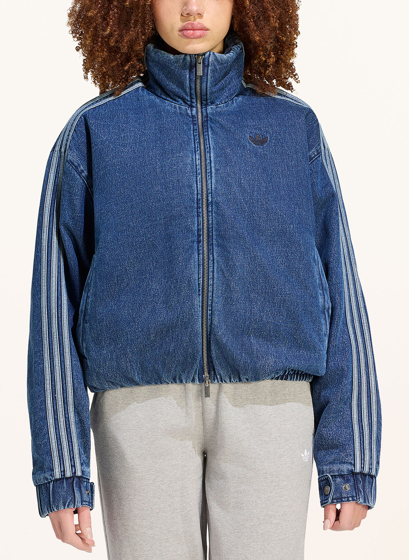 adidas Originals Jeansblouson FIREBIRD: BLAUW