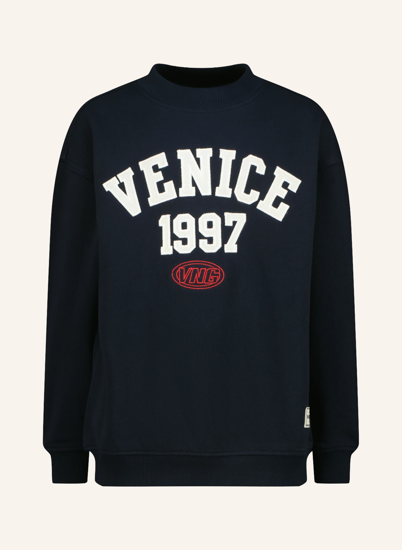 VINGINO Sweatshirt NASH: MÖRKBLÅ / RÖD / VIT