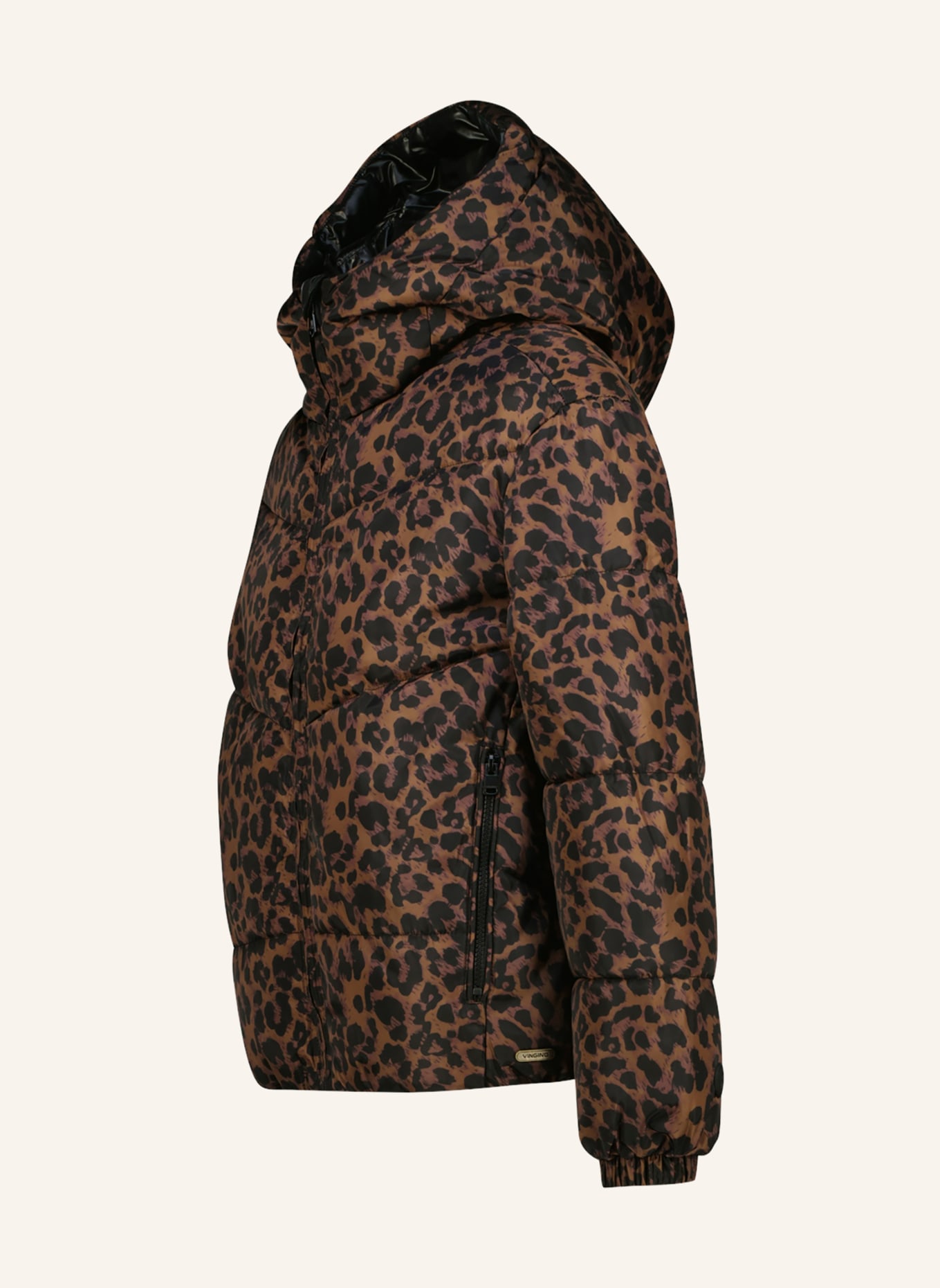 VINGINO TANICE Quilted Jacket: BROWN / BLACK